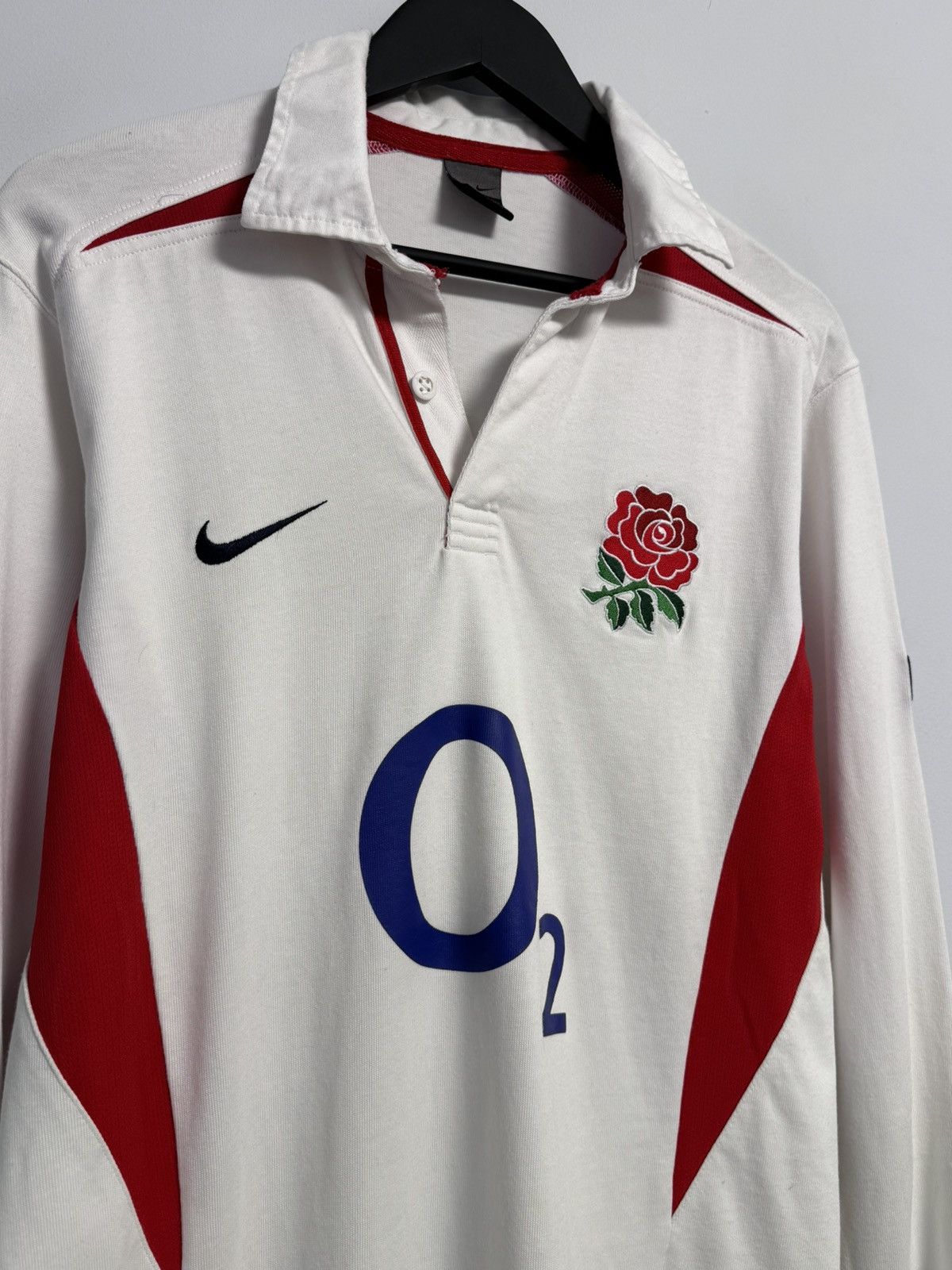 Vintage Nike Nike Vintage England Rugby League Jersey 02 Longsleeve Size US M / EU 48-50 / 2 - 4 Thumbnail