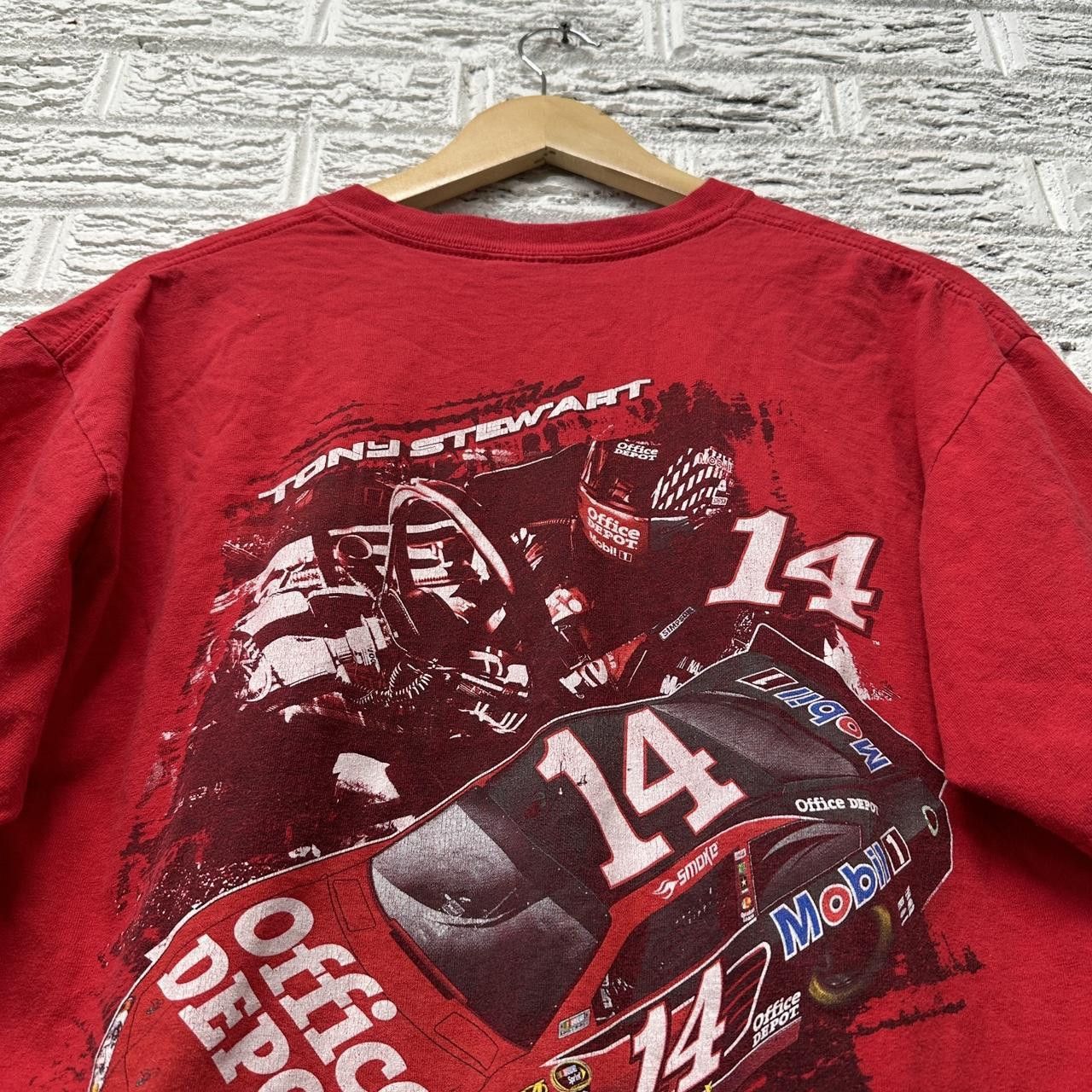 NASCAR × Vintage Vintage Tony Stewart Nascar Shirt Men’s Large Size US L / EU 52-54 / 3 - 1 Thumbnail