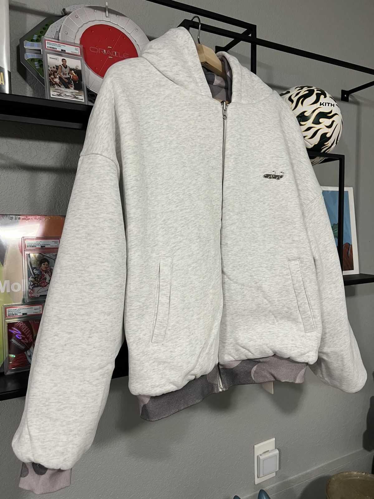 Other Deputy Department 1000 GSM Zipper Hoodie Mono Camo/Gray Size US M / EU 48-50 / 2 - 2 Thumbnail