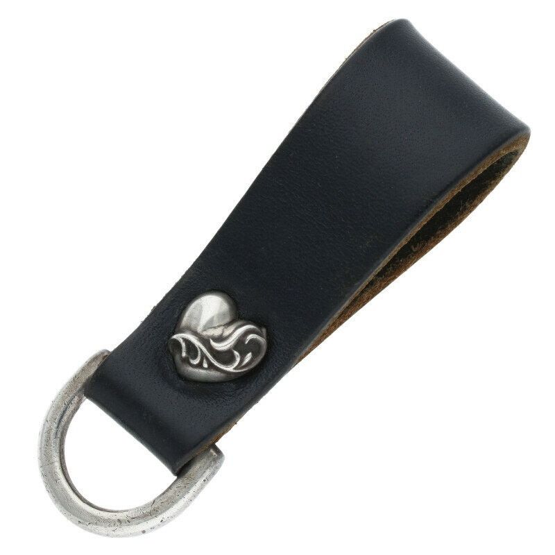 小物 CHROME HEARTS CH BELT LOOP D RING CHROME HEARTS Belt Loop D Ring Cross Ball Black Silver Used