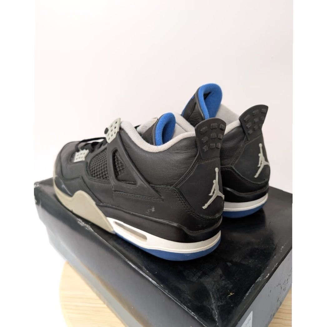 Jordan Brand Nike Jordan 4 Retro Motorsports Alternate 2017 Mens 12 Black Authentic Rep Box Size US 9 / EU 42 - 6 Thumbnail