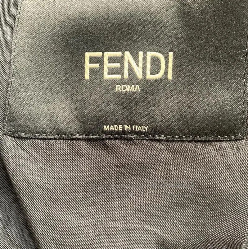 Fendi Fendi Black Cotton Men's Jacket . Size US S / EU 44-46 / 1 - 6 Thumbnail