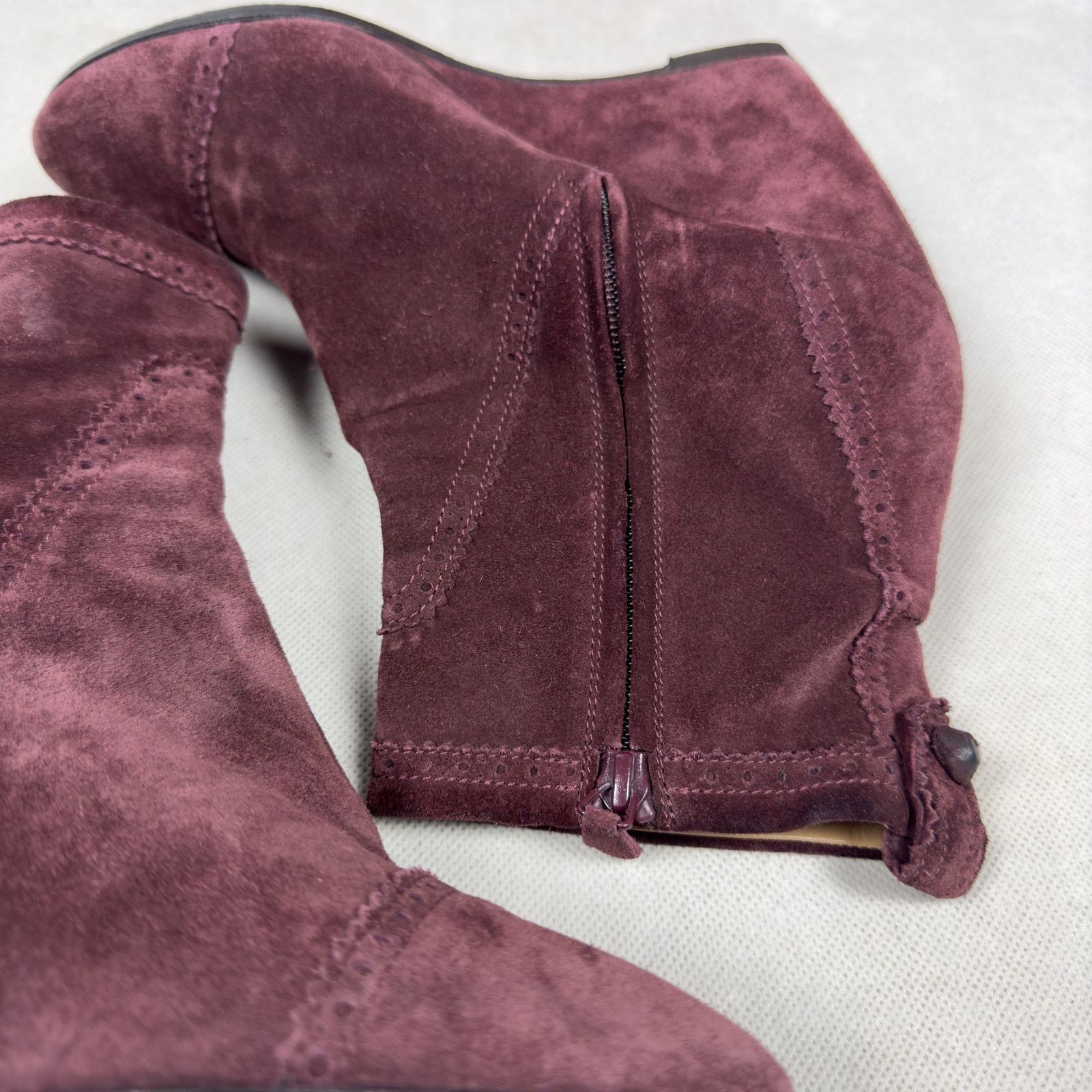 Balenciaga Balenciaga Burgundy Boots 40.5 Size US 10.5 / IT 40.5 - 2 Thumbnail