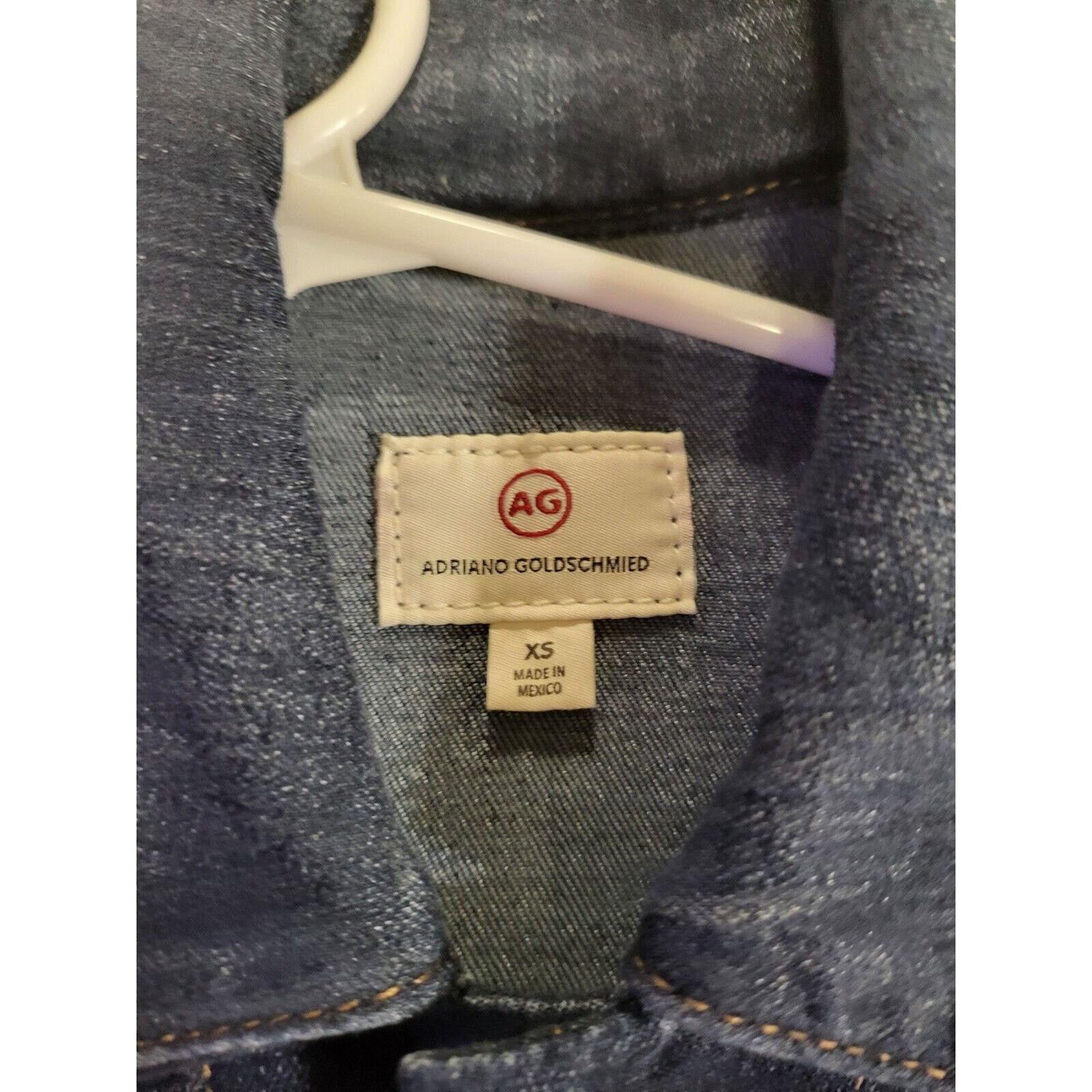 AG Adriano Goldschmied AG Adriano Goldschmied Womens Cotton Denim Button Down Size XS / US 0-2 / IT 36-38 - 3 Thumbnail