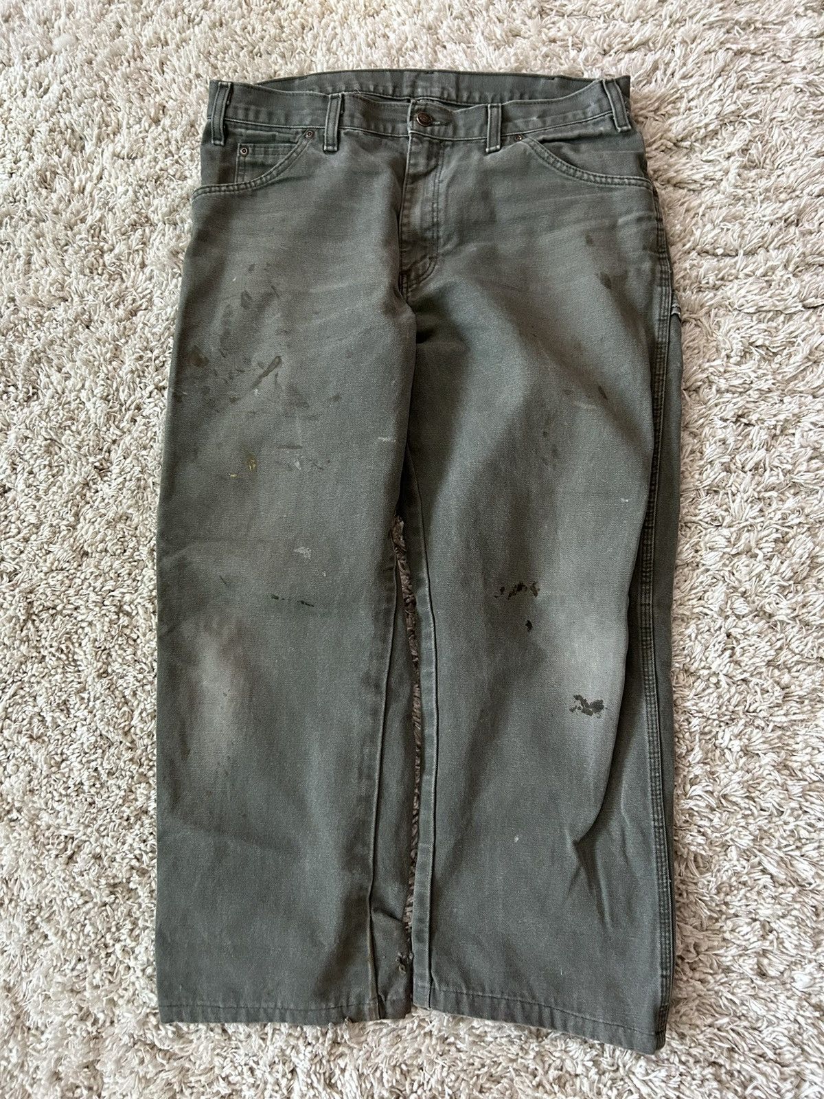 Dickies × Vintage Vintage Dickies Carpenter Work Pants Size US 33 - 1 Thumbnail
