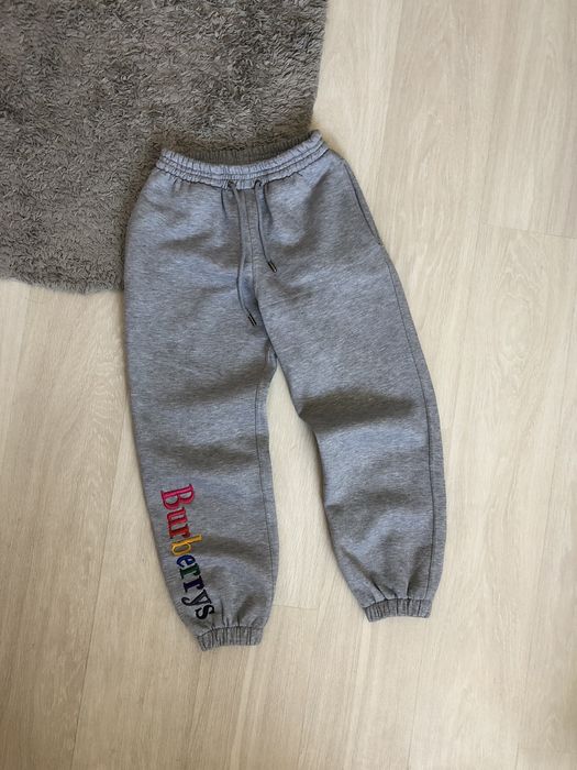 Burberry rainbow best sale logo sweatpants