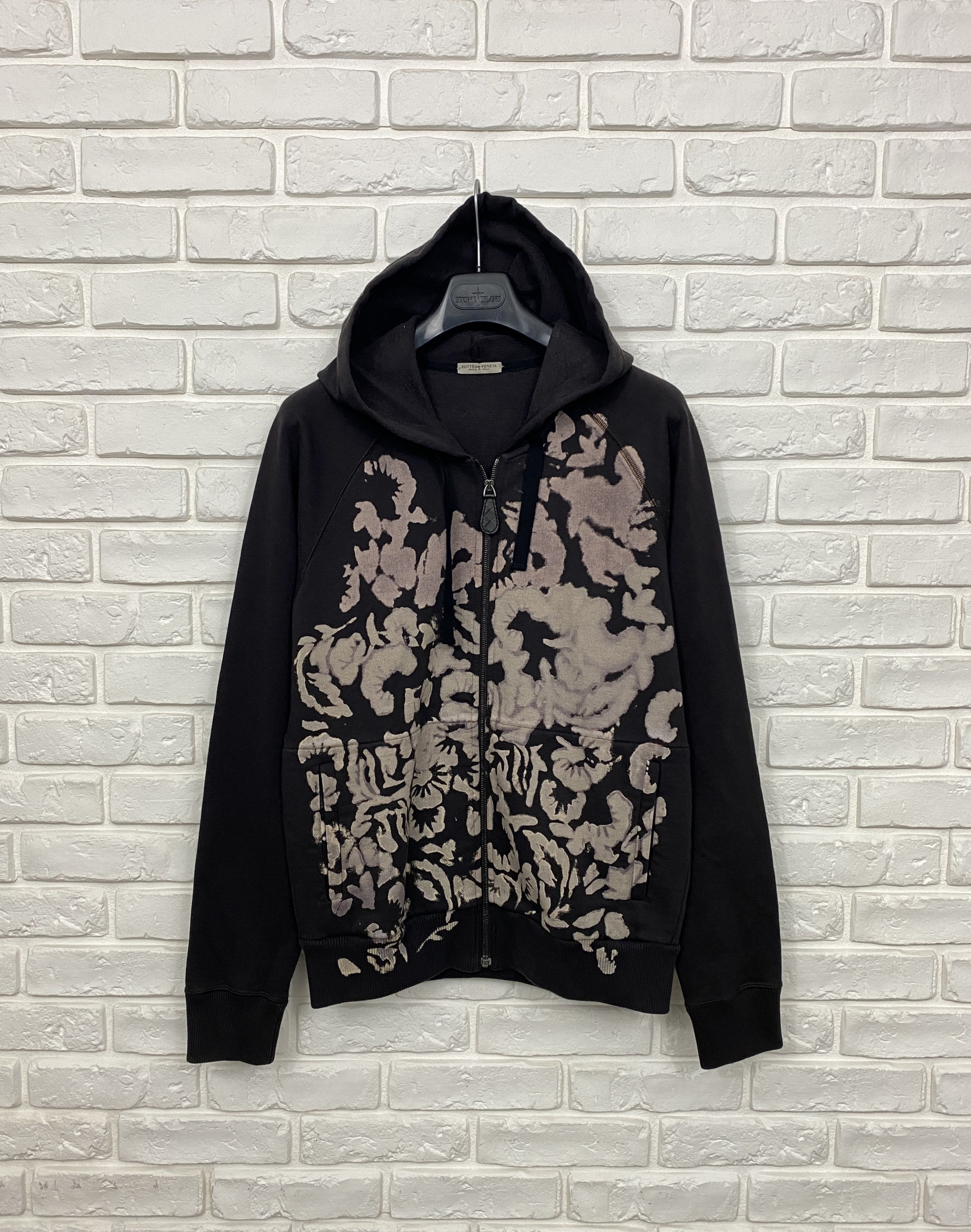 Bottega Veneta BOTTEGA VENETA Cotton Zip Hoodie Brown Acid Wash Size 48 Size US M / EU 48-50 / 2 - 1 Thumbnail
