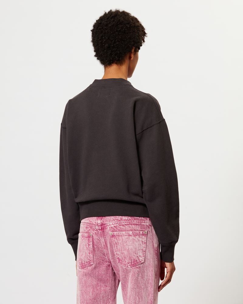 Isabel Marant Etoile Isabel Marant Étoile Milly Logo Sweatshirt Brown/Burgundy Size S / US 4 / IT 40 - 3 Thumbnail