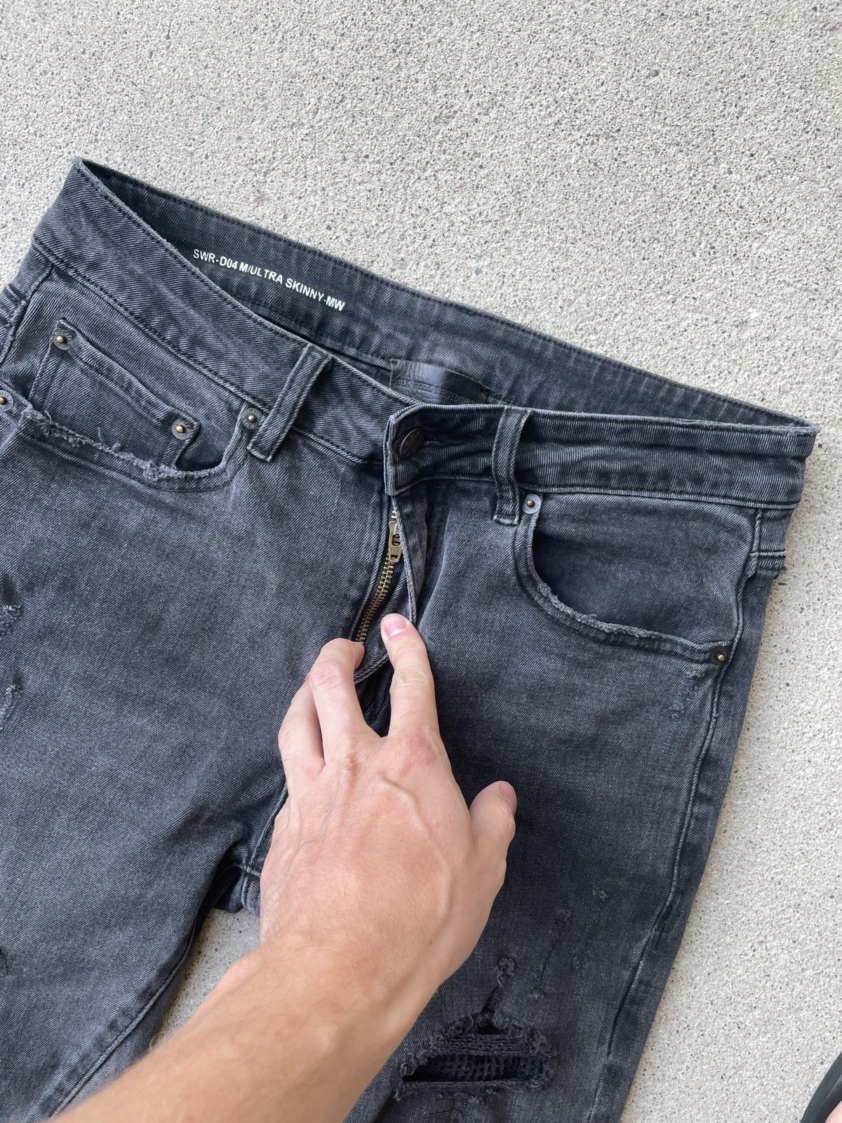 Japanese Brand Six Week Residency Skinny Denim Size US 30 / EU 46 - 4 Thumbnail