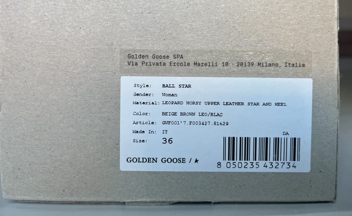 Golden Goose Ball Star Cheetah Print Size US 6 / IT 36 - 13 Thumbnail