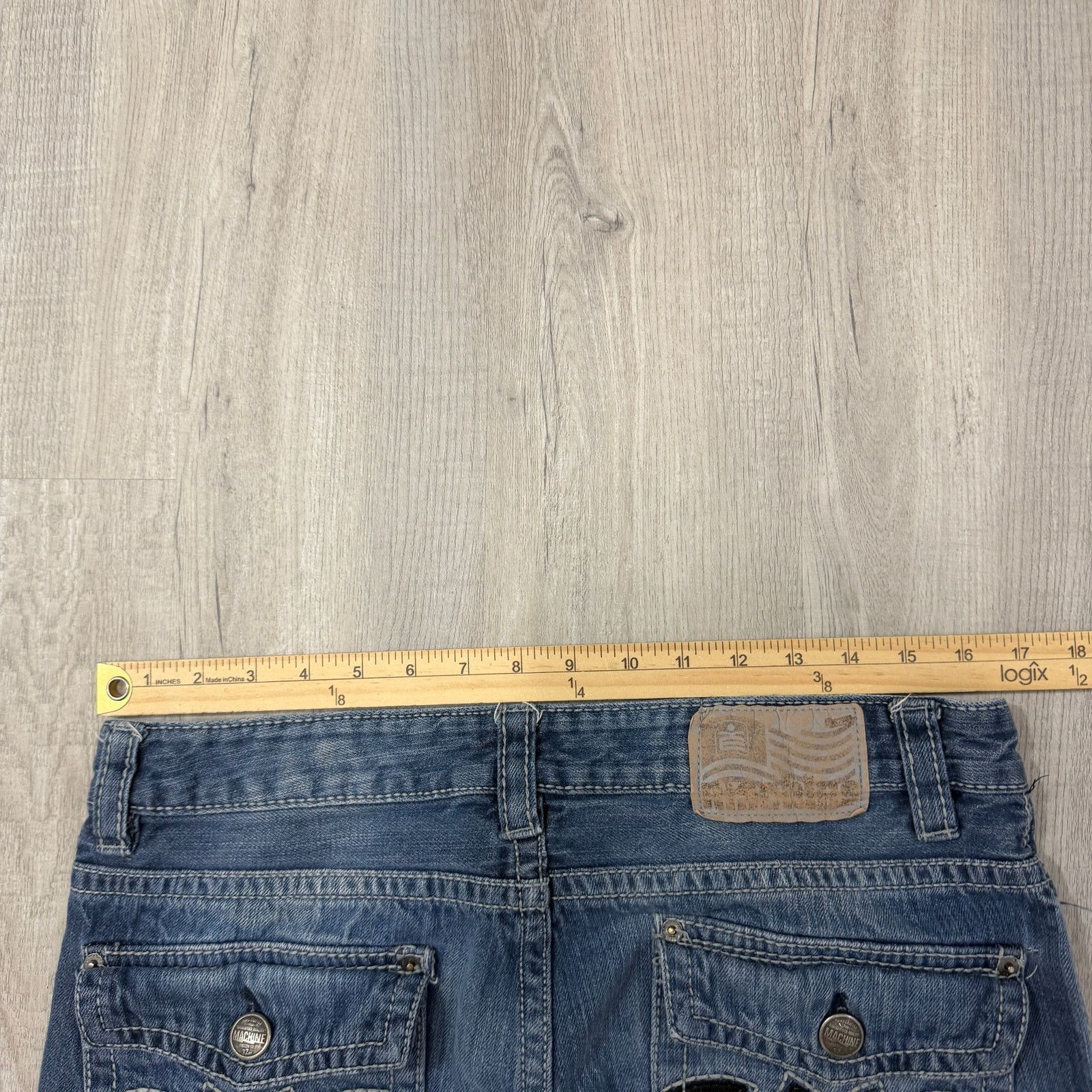 Vintage Vintage Machine Embroidered Jeans Mens 34x34 Blue Faded Size US 34 / EU 50 - 9 Thumbnail