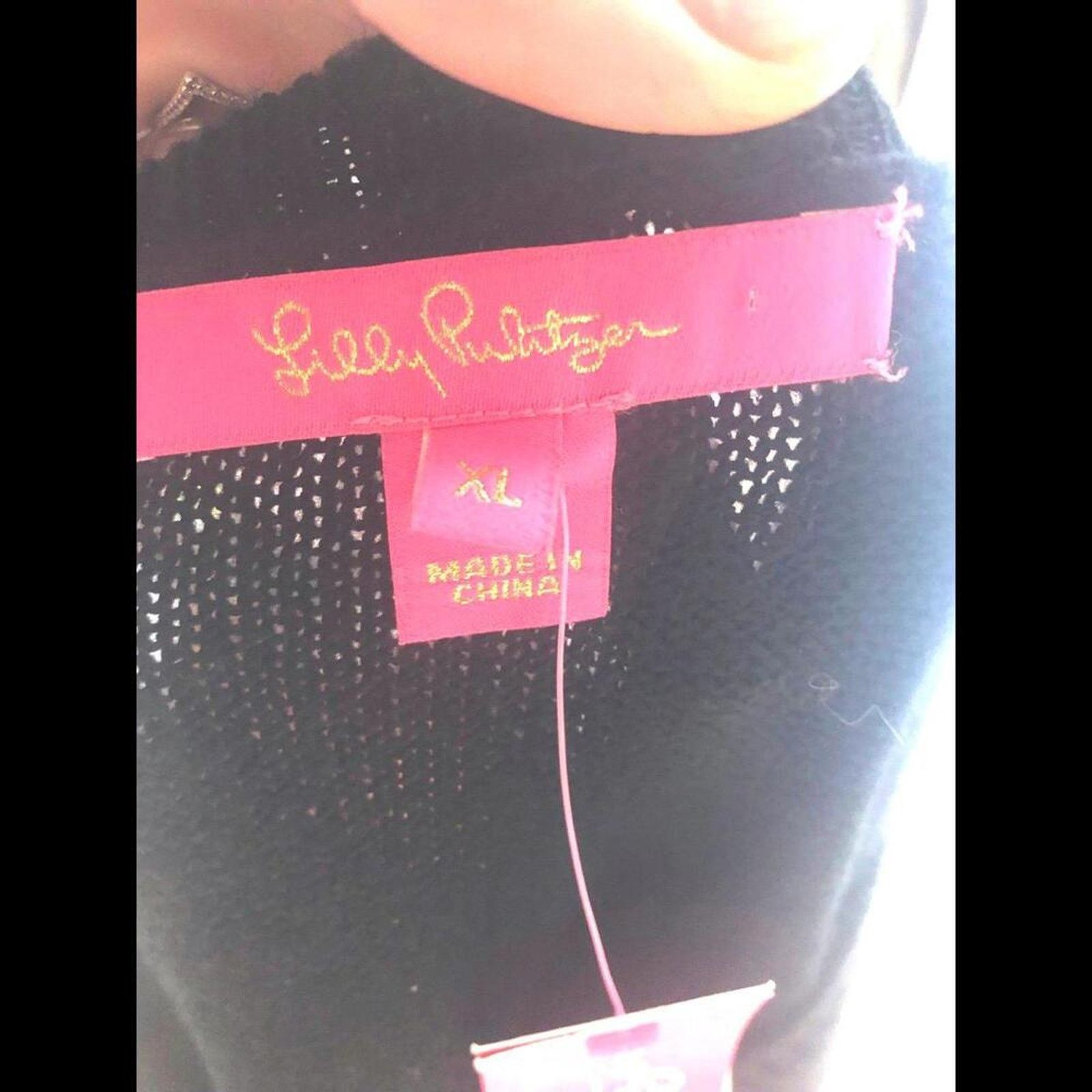 Lilly Pulitzer lilly Pulitzer black knit design long sleeve sweater Size XL / US 12-14 / IT 48-50 - 11 Thumbnail