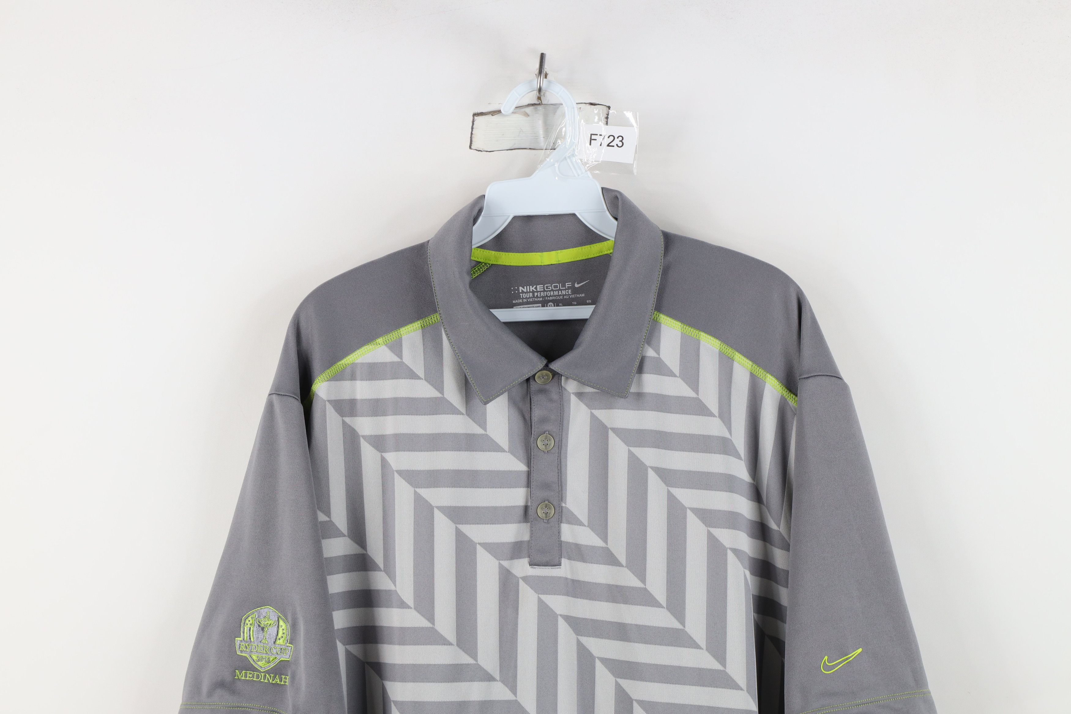 Nike Nike Golf Tour Performance Cup Medinah Collared Polo Shirt Size US XL / EU 56 / 4 - 2 Thumbnail