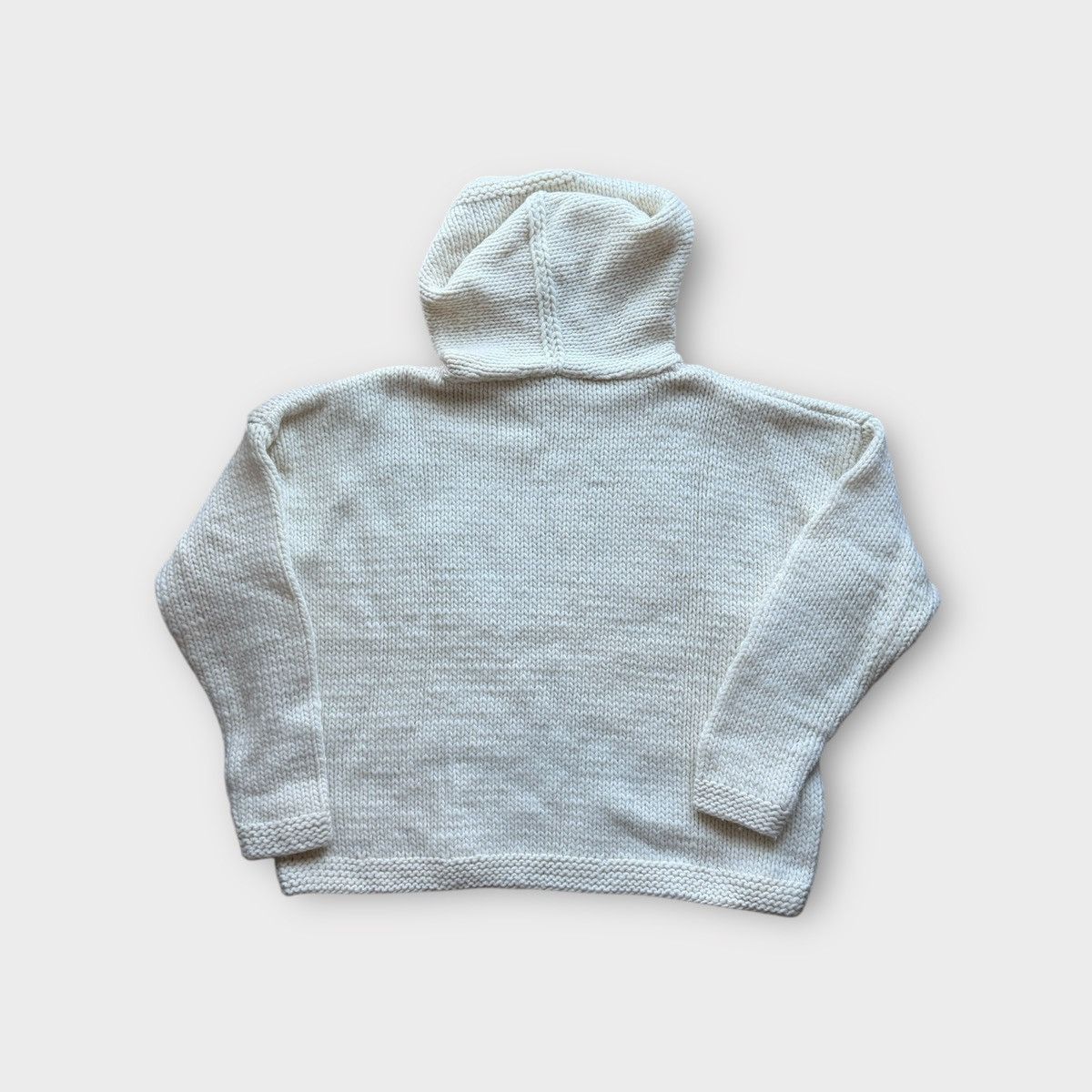 JW Anderson JW Anderson Chunky Knit Hoodie Size US XL / EU 56 / 4 - 2 Thumbnail