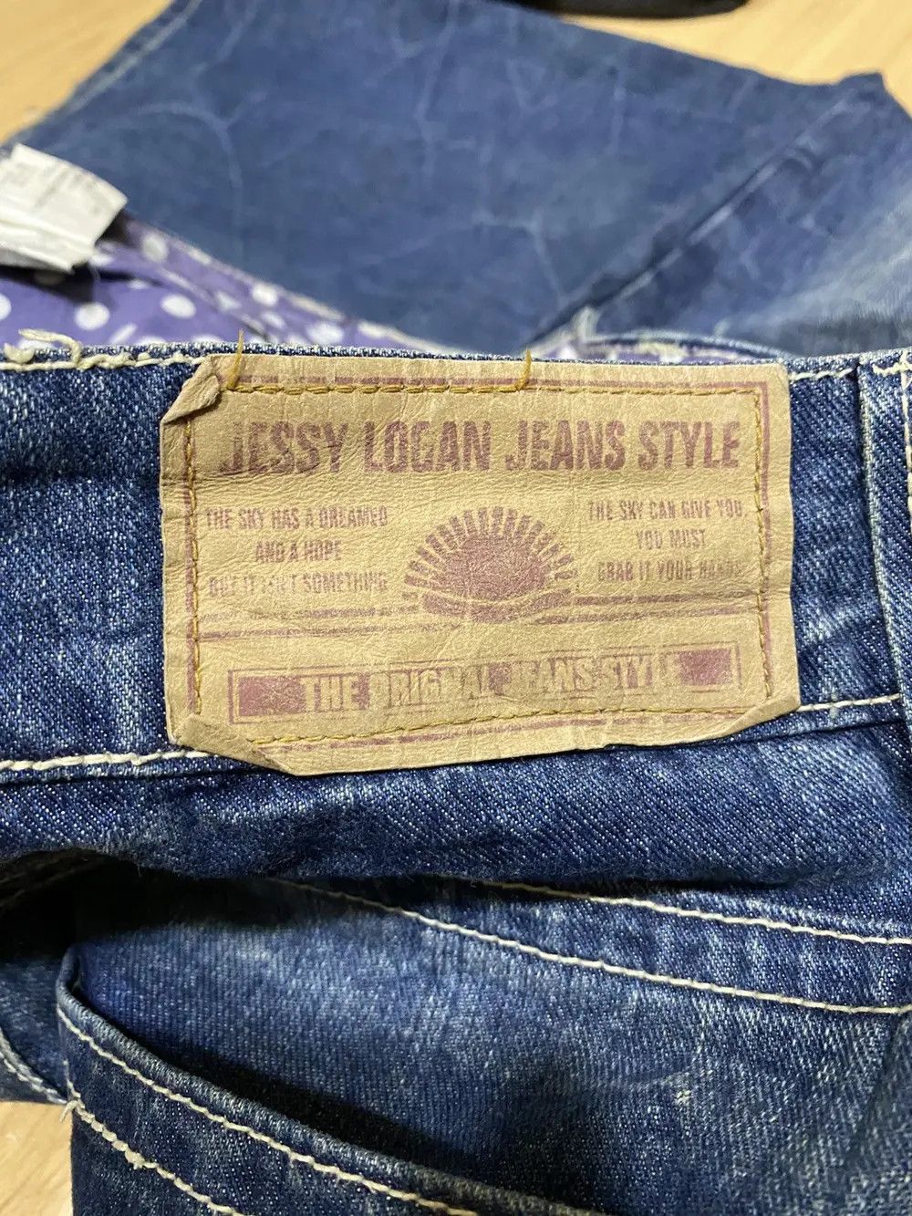 If Six Was Nine Vintage Distressed Jessy Logan Jeans Style Size US 30 / EU 46 - 14 Thumbnail