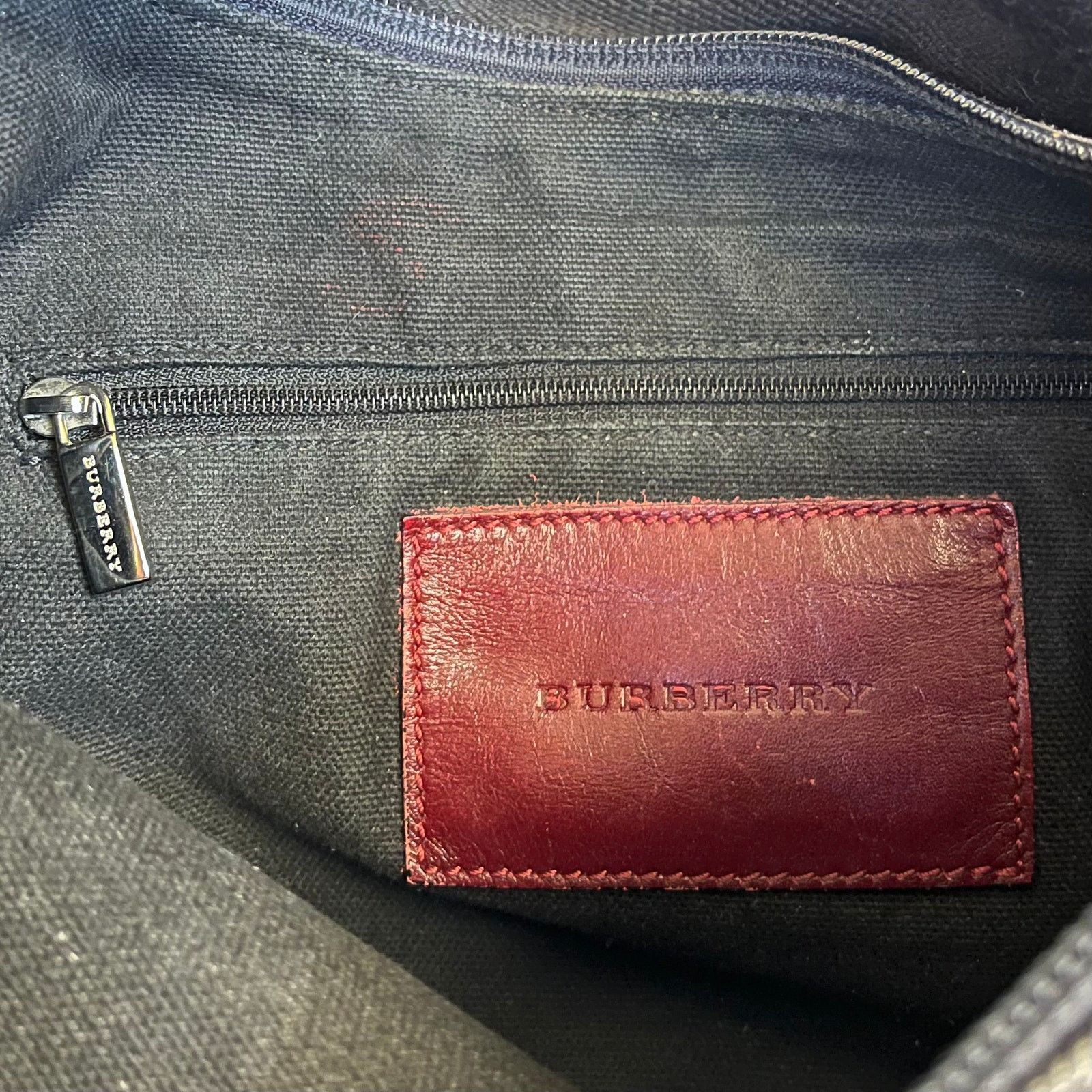 Burberry × Vintage Burberry Vintage Denim Blue Icon Stripe Strap Shoulder Bag Size ONE SIZE - 5 Thumbnail