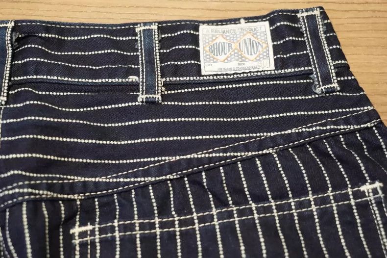 The Real McCoy's The Real McCoy Size S8HU INDIGO WABASH Indigo Discharge Dot Size US 30 / EU 46 - 5 Thumbnail