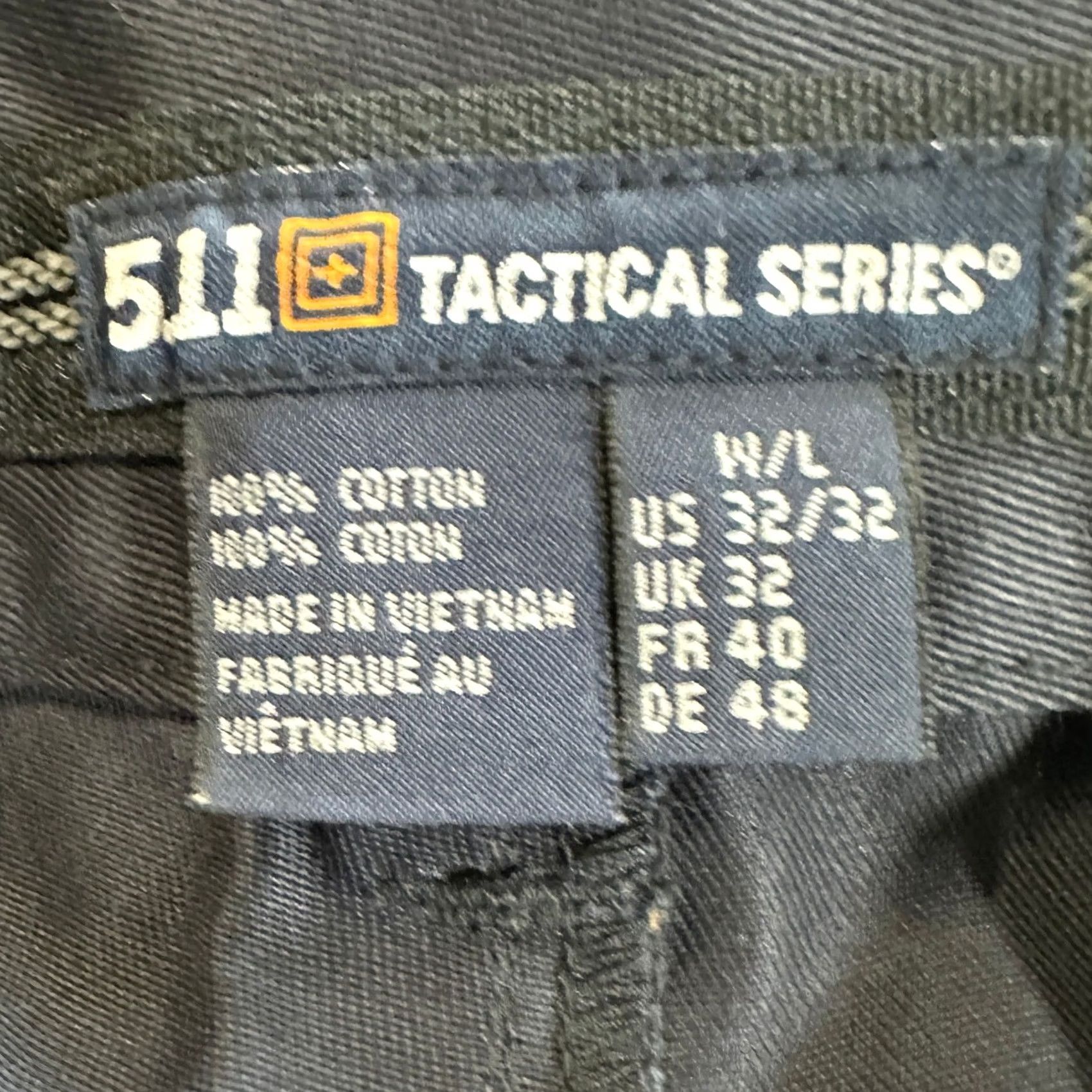 Vintage VINTAGE 5.11 Tactical Men Cargo Pants 32X32 Dark Blue Military Pocket Straight Workwear Size US 32 / EU 48 - 5 Thumbnail