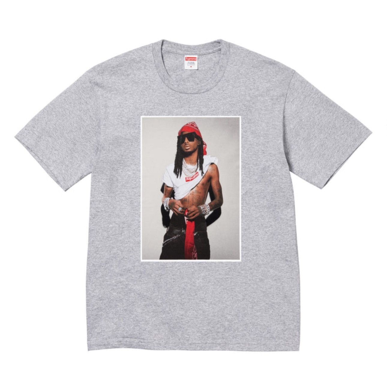 S 即発送 25FW Supreme Playboi Carti Tee 紫 | Tシャツ