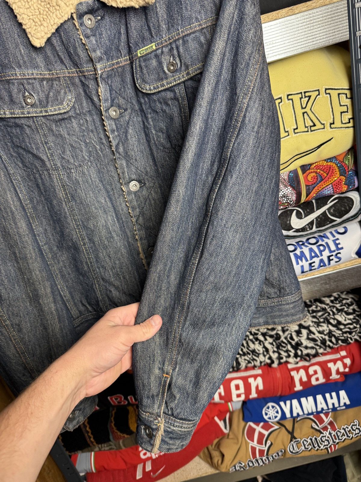 Diesel Diesel Denim Sherpa Jacket Jeans Avant-Garde Japan Size US L / EU 52-54 / 3 - 6 Thumbnail