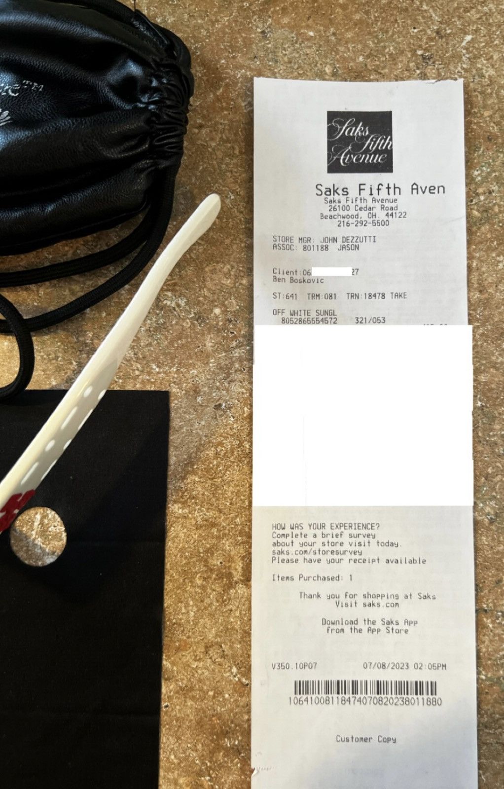 Off-White OFF-WHITE Virgil Cut Out Mercer Square Frame Sunglasses Size ONE SIZE - 10 Thumbnail