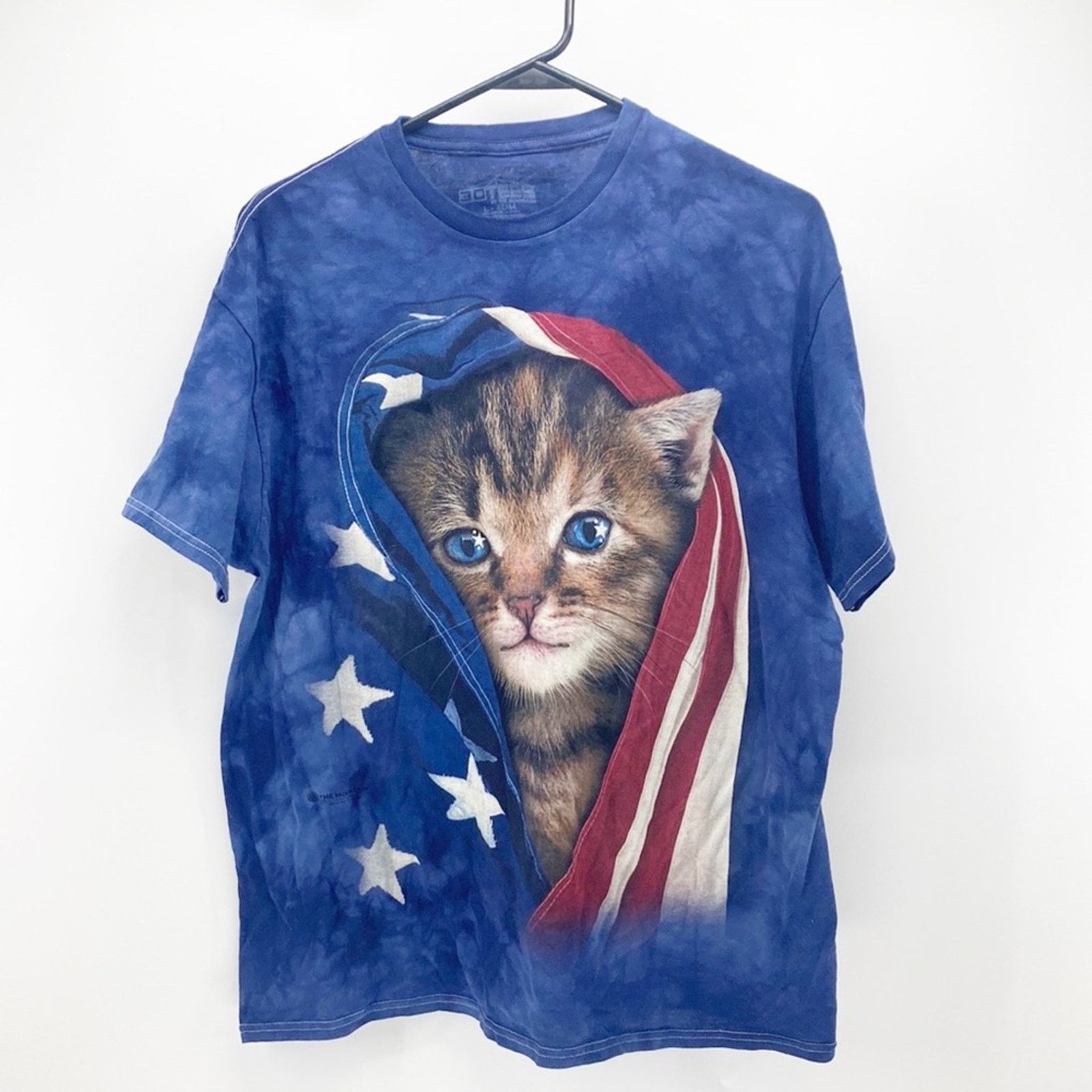 The Mountain The Mountain Kitty USA Tee patriotic 2014 cat lover L unisex Size L / US 10 / IT 46 - 1 Thumbnail