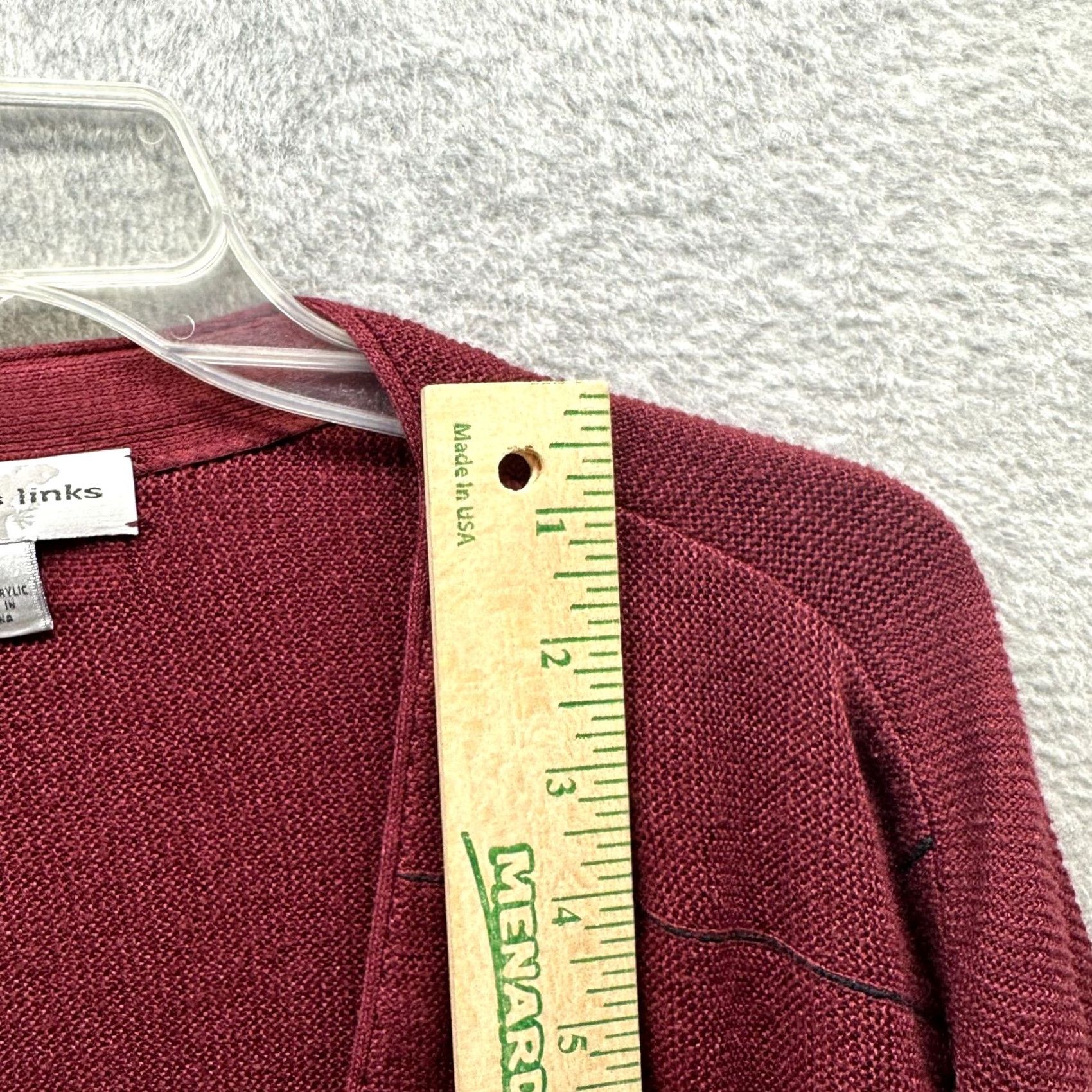 Logo 7 VINTAGE Cypress Links Cardigan Sweater Mens Large Red Knit 80s Golf Logo Size US L / EU 52-54 / 3 - 7 Thumbnail