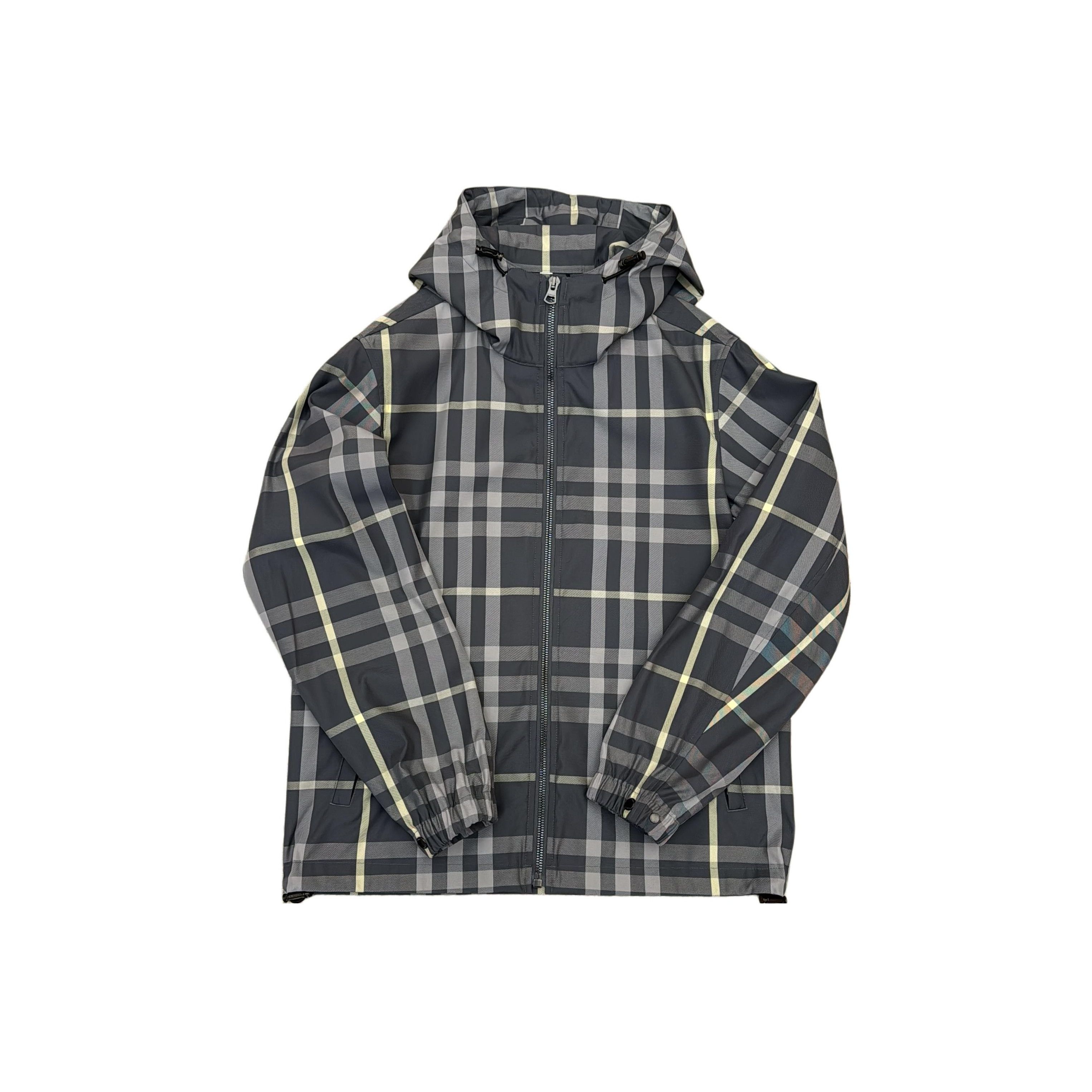 Burberry Burberry Check Hooded Zip Jacket Size XL Size US XL / EU 56 / 4 - 1 Thumbnail