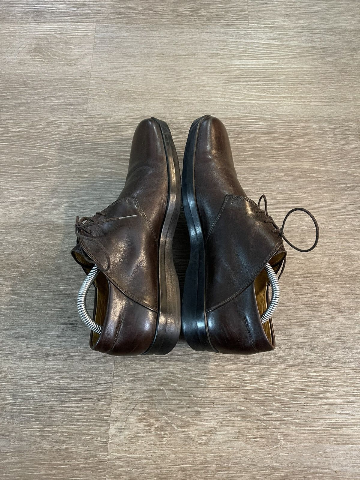 Ermenegildo Zegna Ermenegildo Zegna Vintage Brown Dress Shoes Size US 7.5 / EU 40-41 - 5 Thumbnail