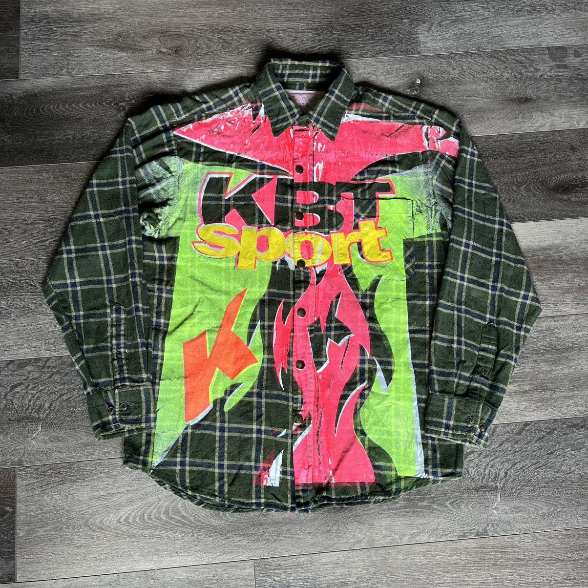 Kentucky Boy Tyler Kentucky Boy Tyler MotoX Sport Flannel Button Up Shirt Logo Size US M / EU 48-50 / 2 - 1 Thumbnail