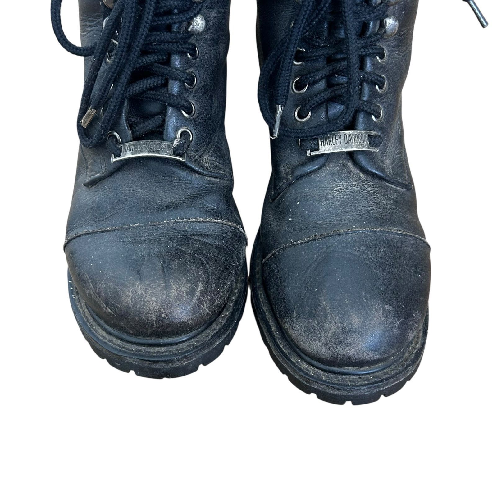 Harley Davidson Harley Davidson Black Leather Motorcycle Boots Sz 10.5 Size US 10.5 / EU 43-44 - 3 Thumbnail