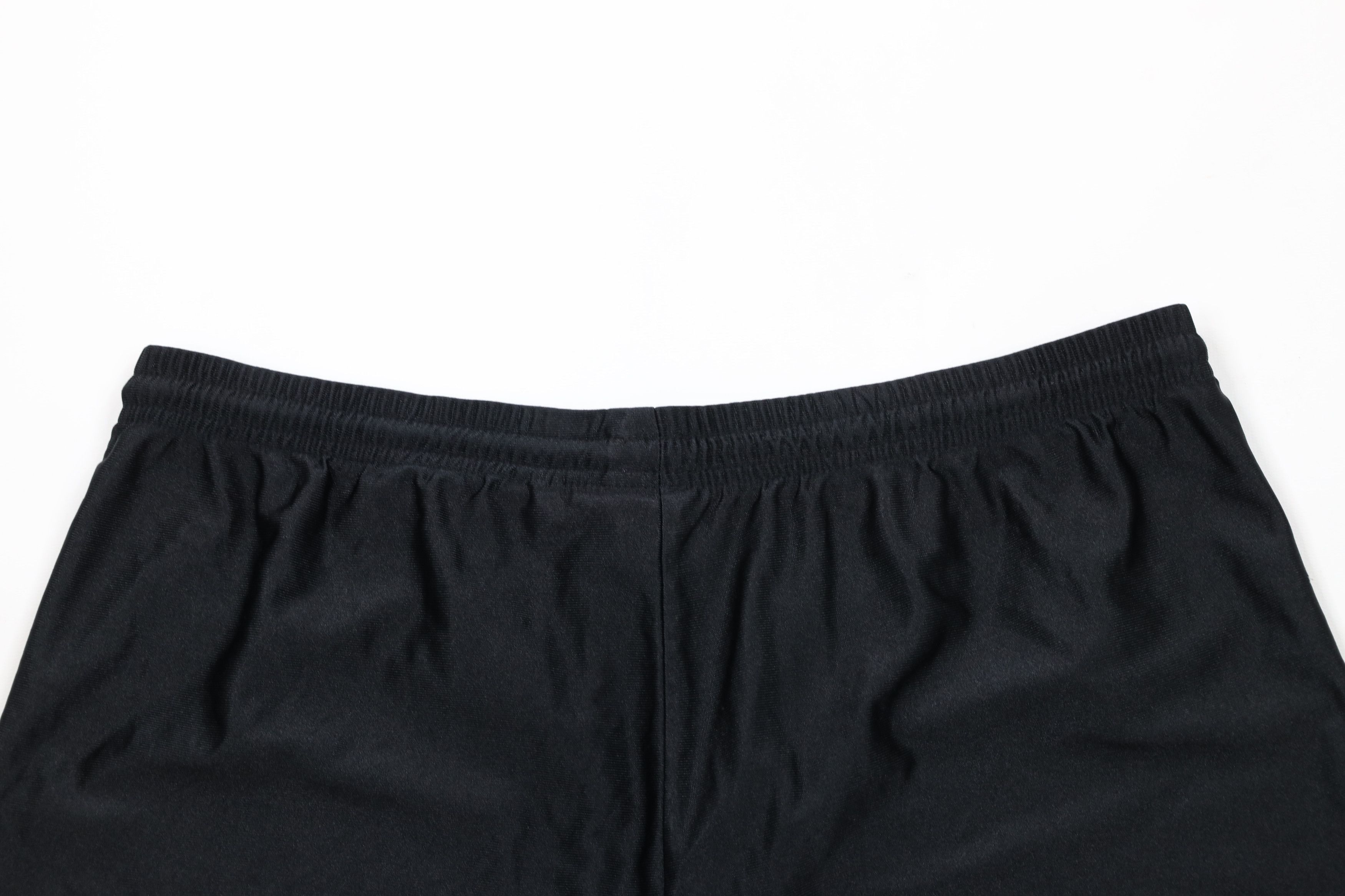 Nike × Vintage Vintage 90s Nike Mini Swoosh Basketball Shorts Black USA Size US 34 / EU 50 - 9 Thumbnail