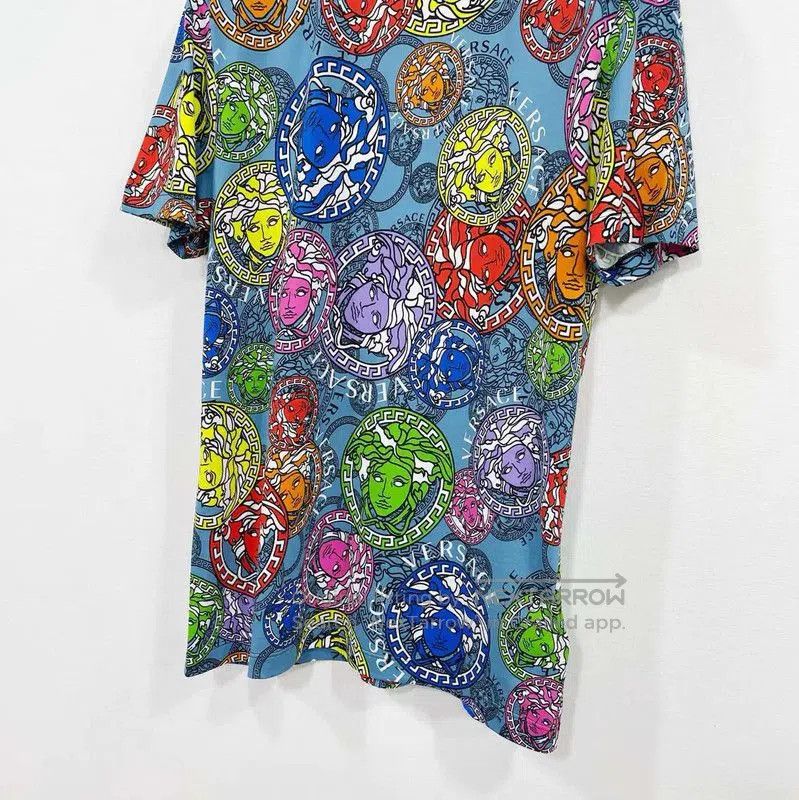 Versace Versace Colorful Summer Cotton Short Sleeve T-Shirt . Size US S / EU 44-46 / 1 - 3 Thumbnail