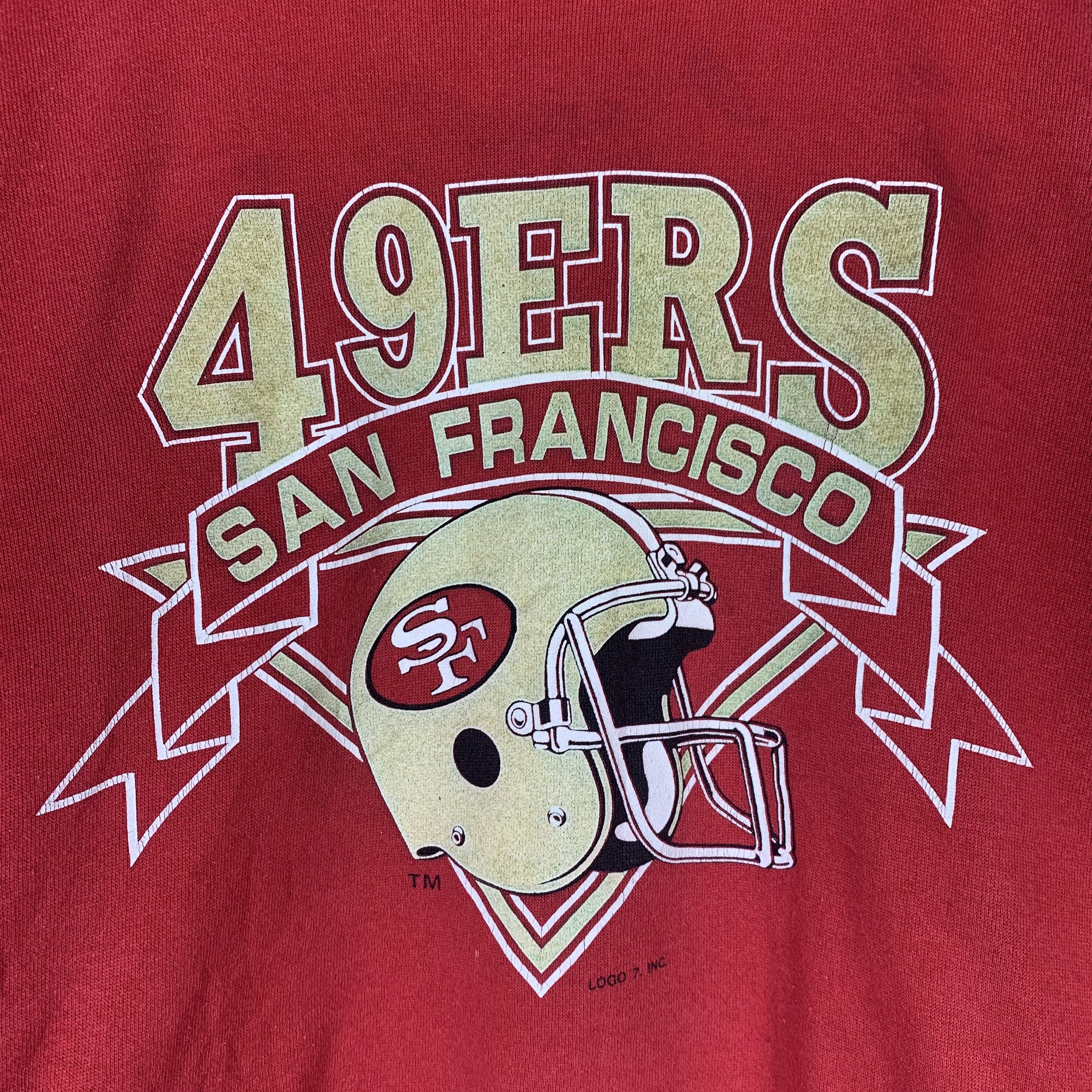 NFL Vintage Logo 7 NFL San Fransisco 49ers Sweatshirt Crewneck Size US M / EU 48-50 / 2 - 2 Thumbnail