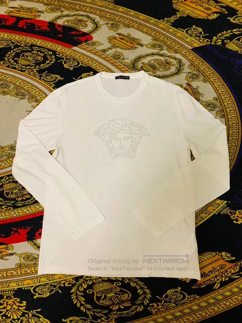Versace Versace A diamond Medusa long-sleeved T-shirt Size US L / EU 52-54 / 3 - 1 Thumbnail
