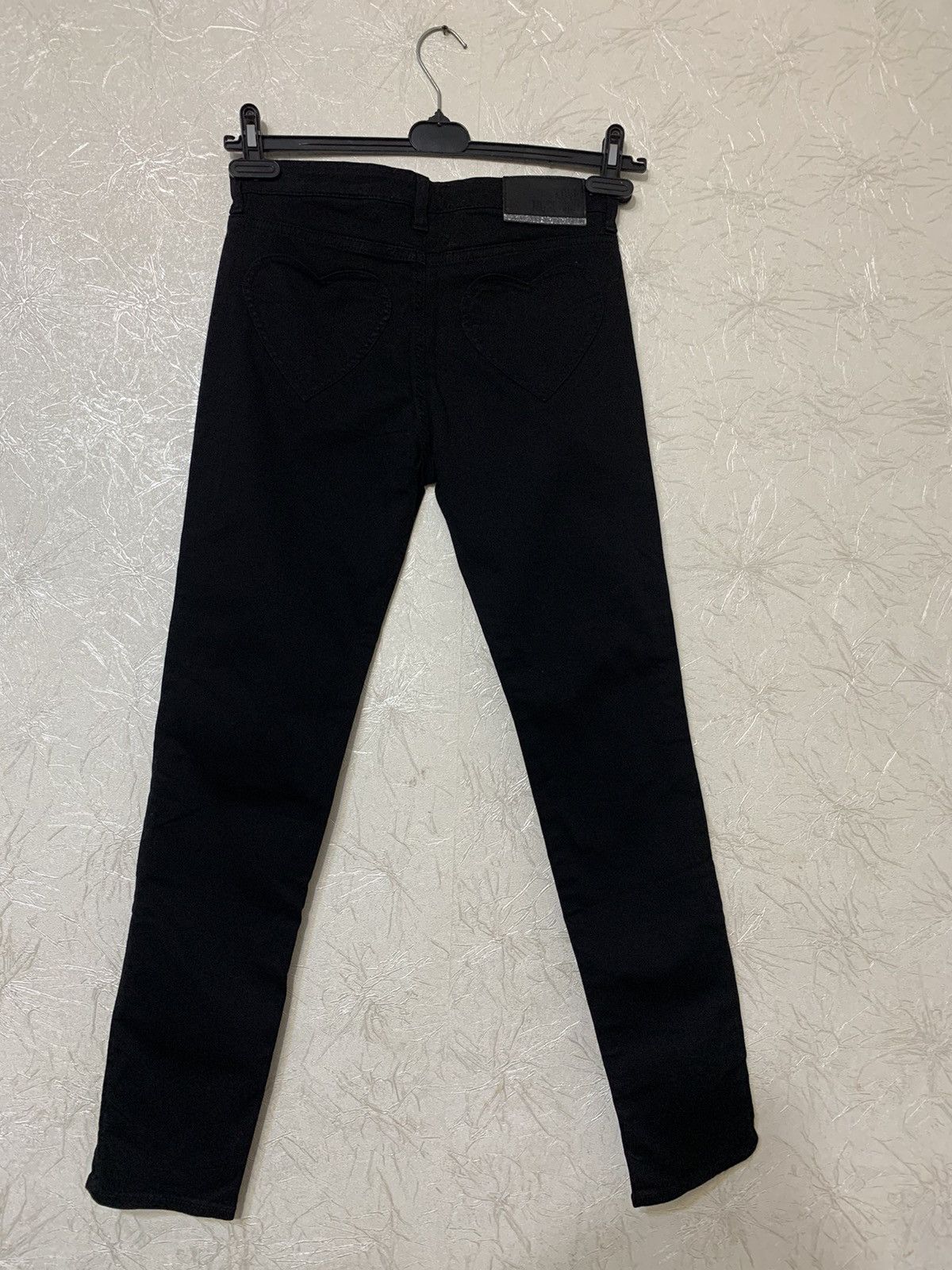 Love Moschino × Moschino Love Moschino Heart Pocket Women’s Black Skinny Jeans Size 27" / US 4 / IT 40 - 2 Thumbnail