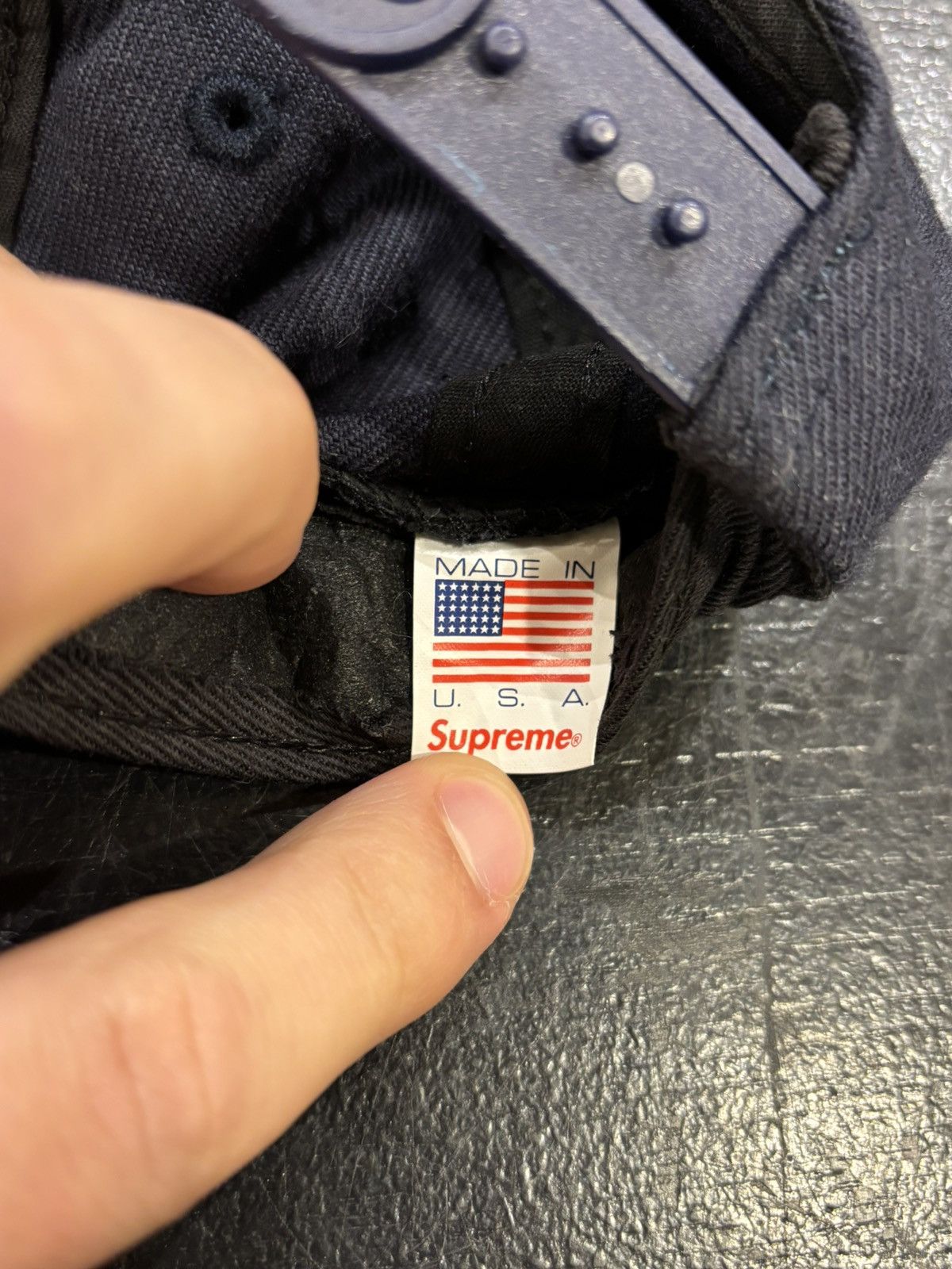 Supreme Supreme Gonz Butterfly Hat - Navy Size ONE SIZE - 6 Thumbnail