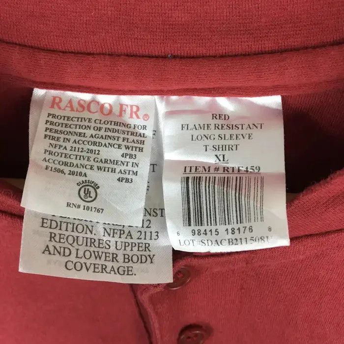 Vintage Vtg RASCO FR Flame Resistant Bull Dog Sweater Sweatshirt Size US XL / EU 56 / 4 - 8 Thumbnail