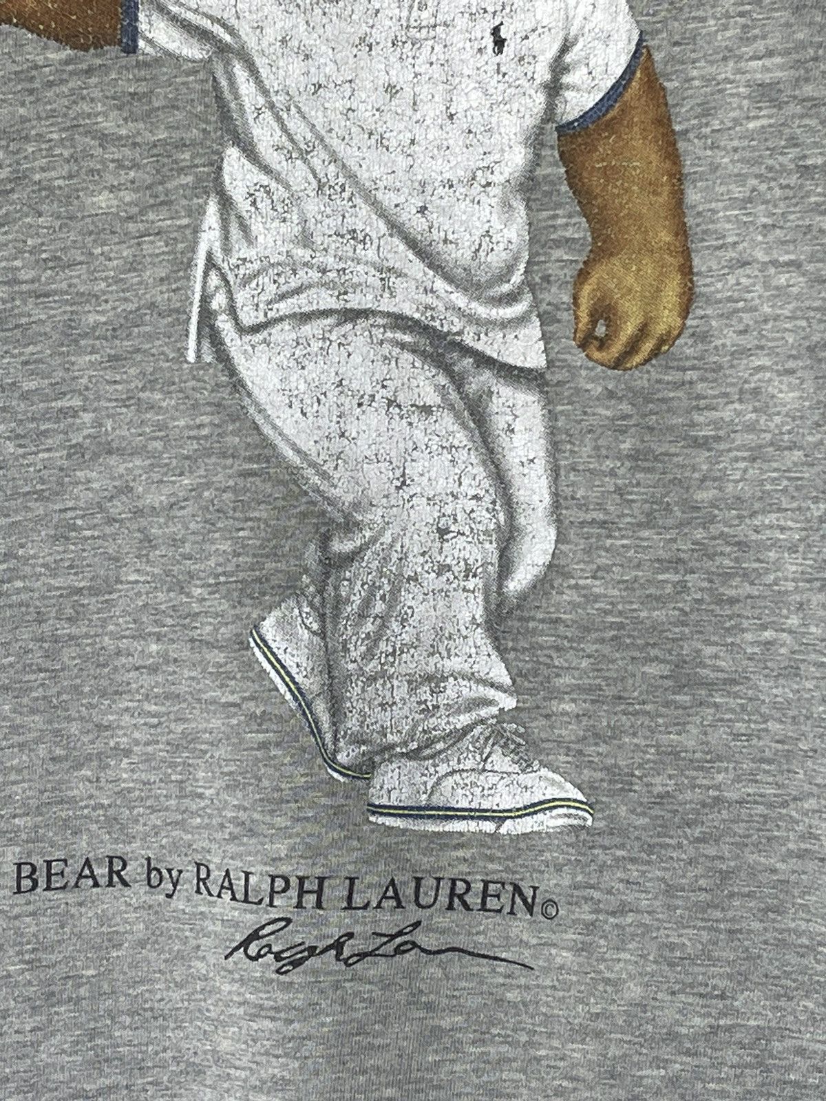 Polo Ralph Lauren × RRL Ralph Lauren × Vintage T-Shirt Polo Bear Tennis OG Vintage Size US XXL / EU 58 / 5 - 10 Thumbnail