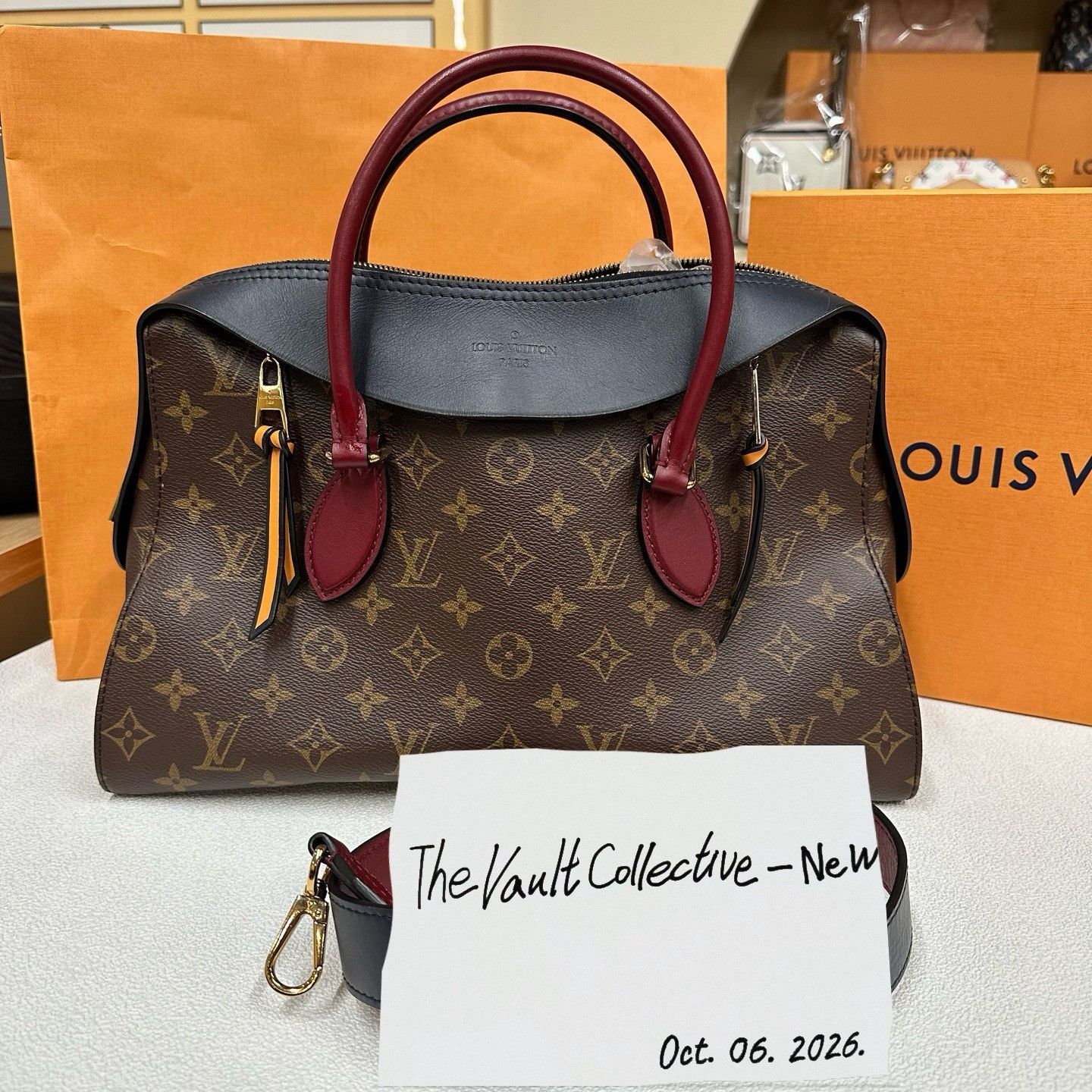 Louis Vuitton LOUIS VUITTON TUILERIES brown coated canvas monogram shoulder bag gold hardware Size ONE SIZE - 1 Thumbnail