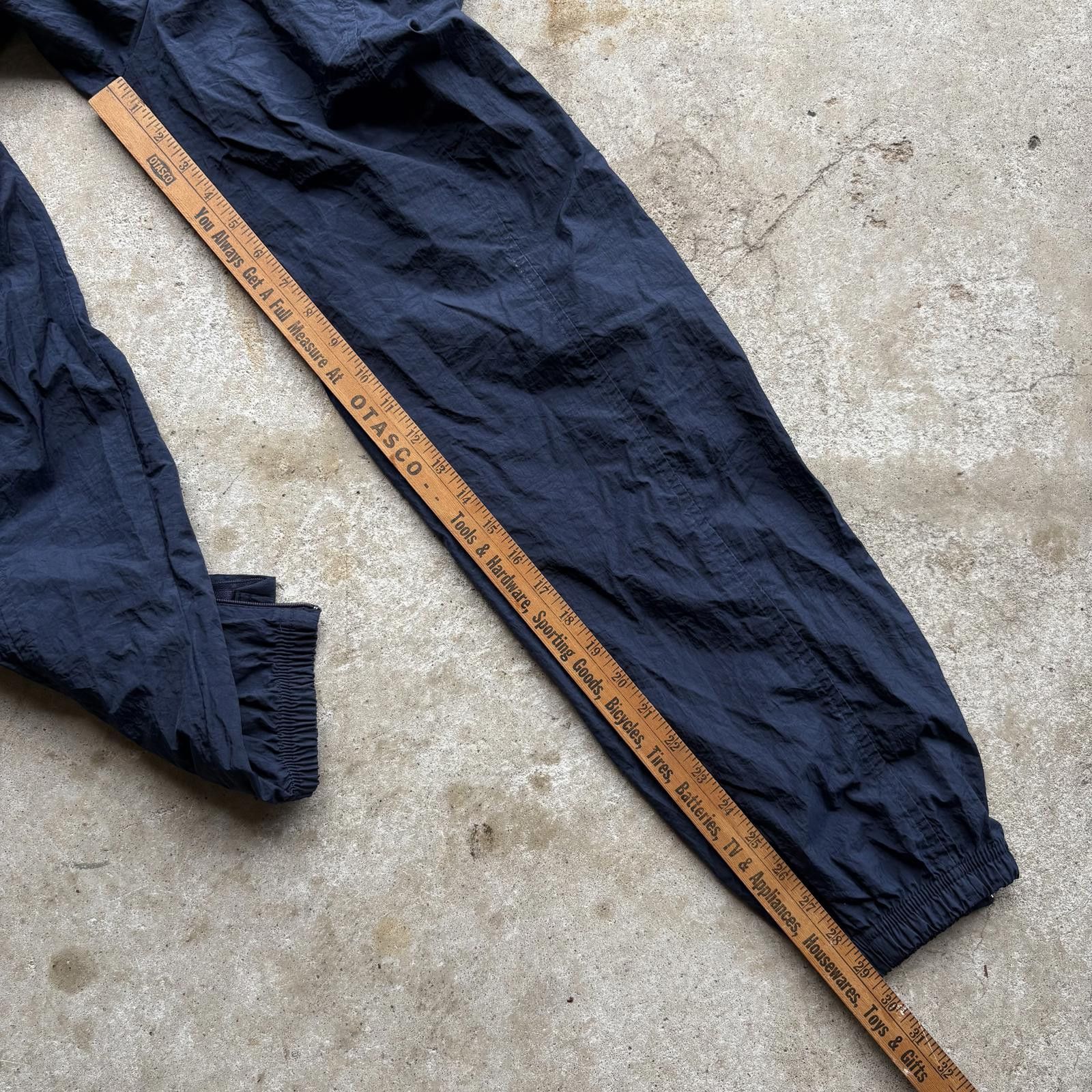 Reebok × Vintage Vintage Y2K Reebok Baggy Wide Leg Grunge Navy Track Pants Size US 30 / EU 46 - 4 Thumbnail