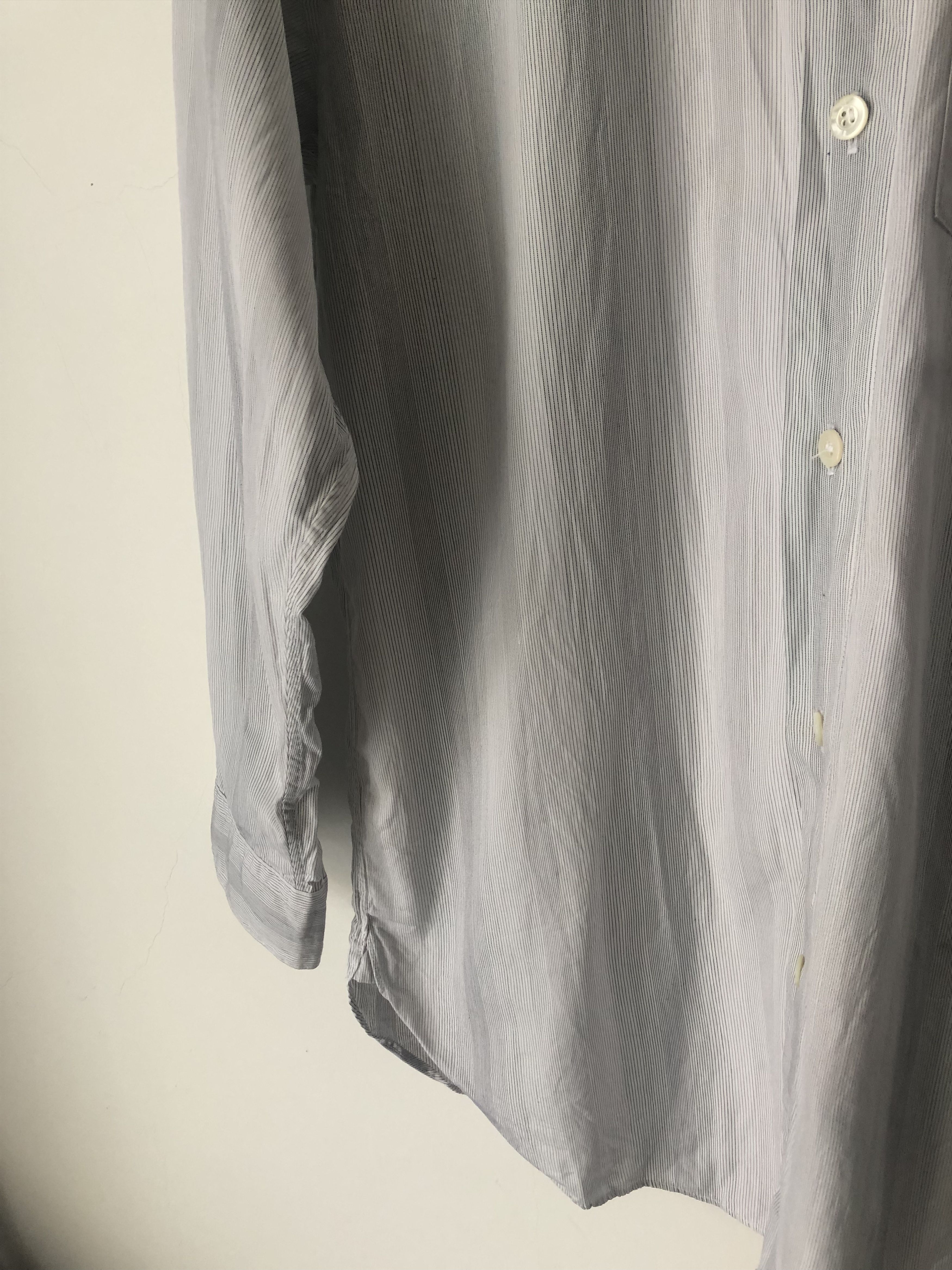 Issey Miyake stripes shirt with silk lining Size US L / EU 52-54 / 3 - 3 Thumbnail