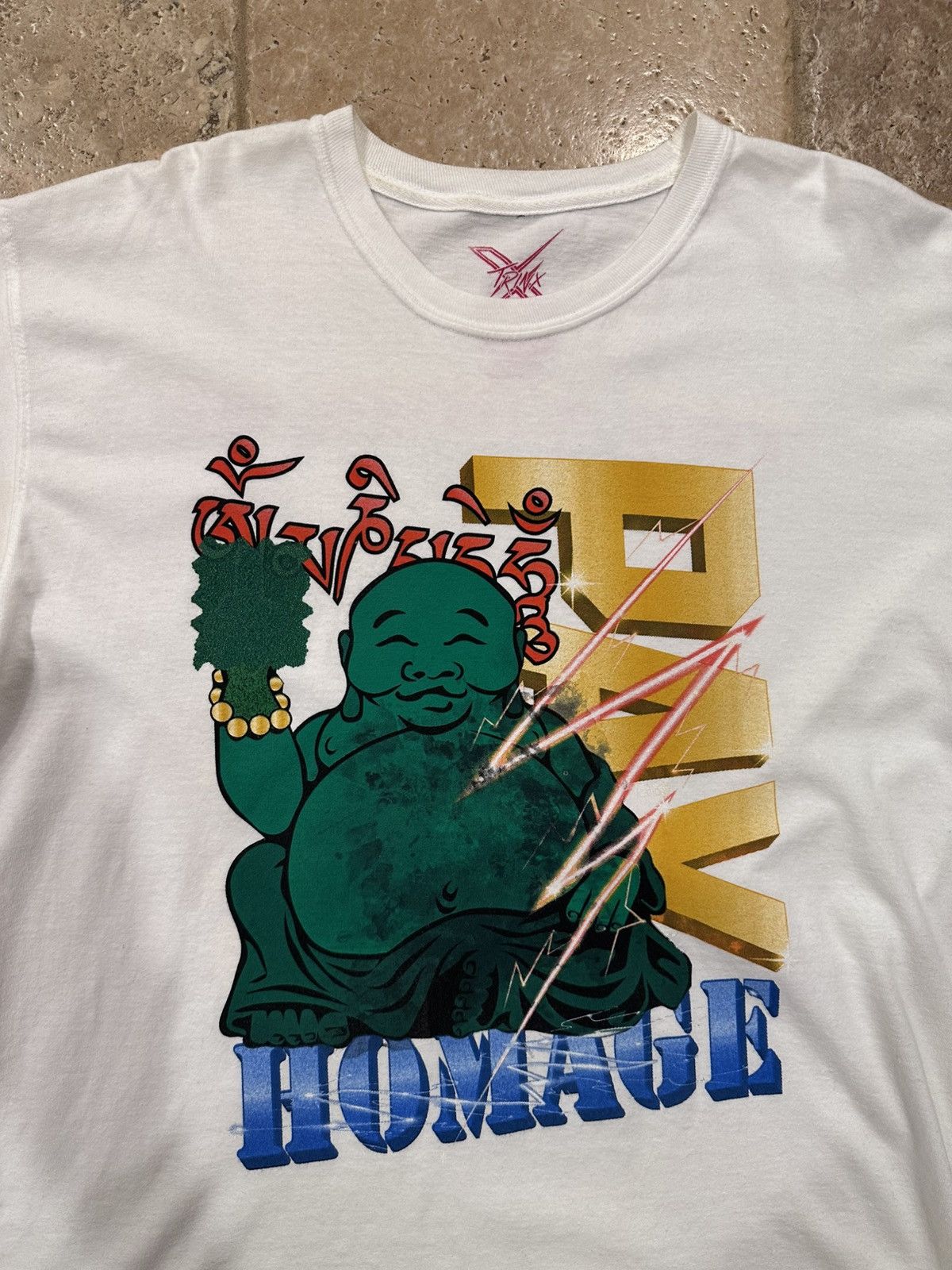 Other × Vintage Trinx LA Pay Homage “The Kings of Fashion” White Rap Tee Size US L / EU 52-54 / 3 - 5 Thumbnail
