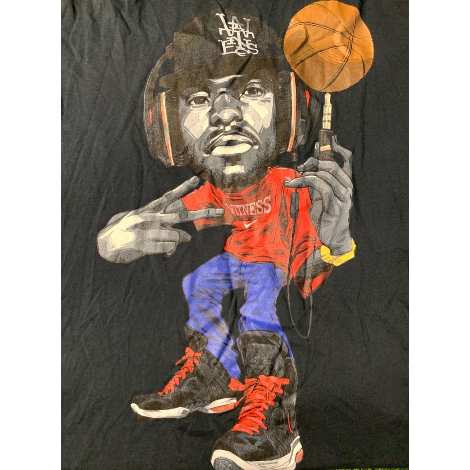 Nike NIKE Basketball Lebron James 2011 T-Shirt Shirt Men M Black Basketball Nike Mens M Size US M / EU 48-50 / 2 - 3 Thumbnail
