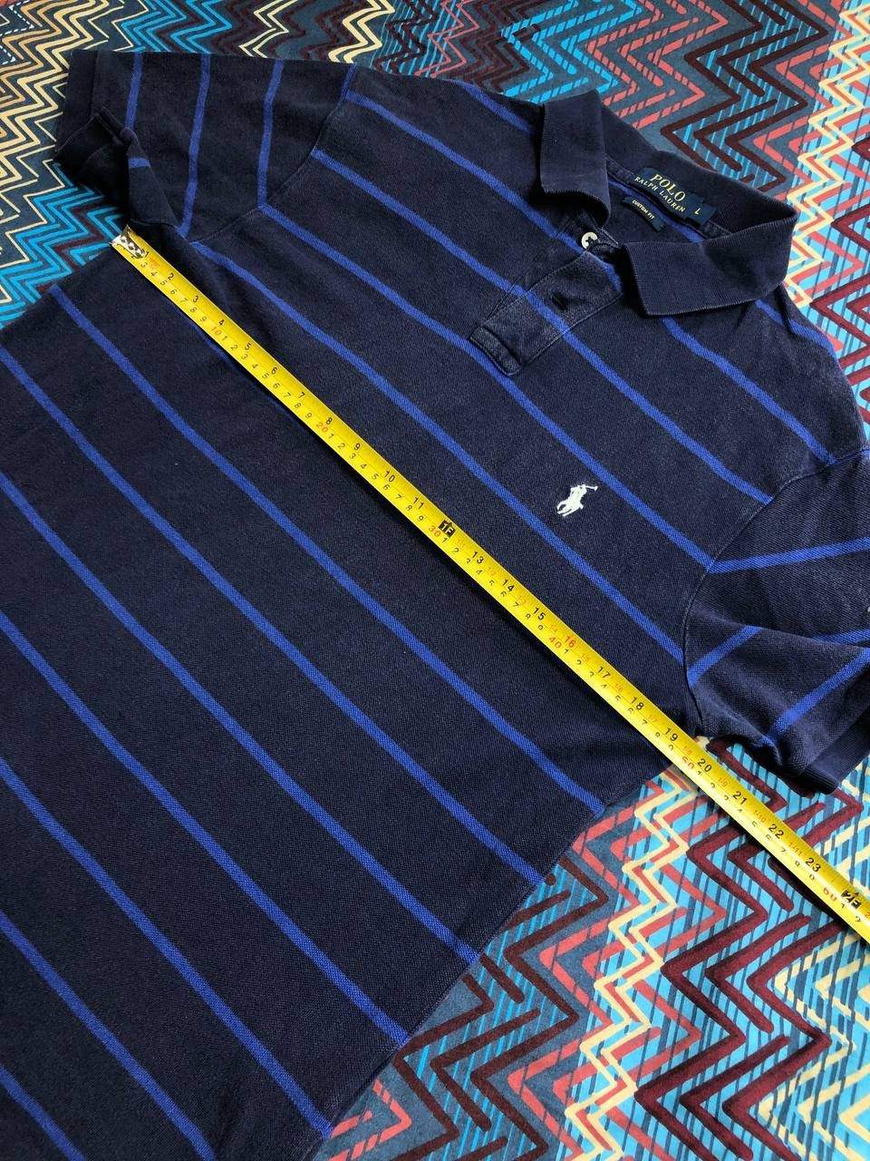 Polo Ralph Lauren Polo Ralph Lauren Striped Polo T-shirt Size US L / EU 52-54 / 3 - 8 Thumbnail