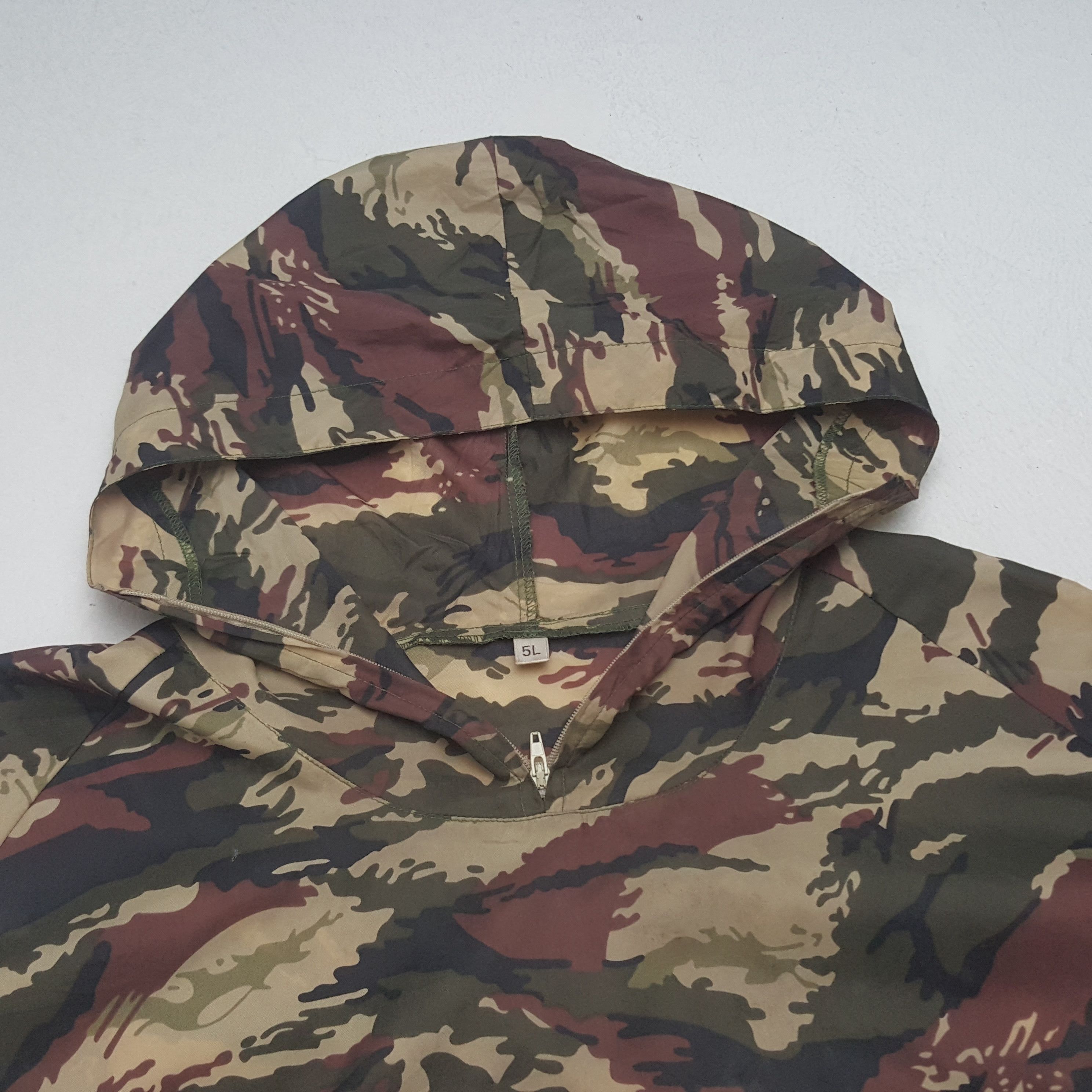Other Vintage Camo Military Windbreaker Jacket Hoodie Size US XXL / EU 58 / 5 - 4 Thumbnail