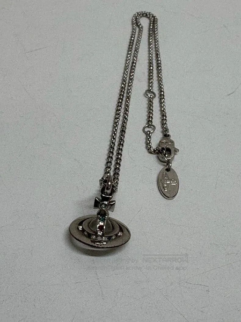 Vivienne Westwood vivienne westwood Silver Small Orb Necklace Complete Packa Size ONE SIZE - 2 Thumbnail