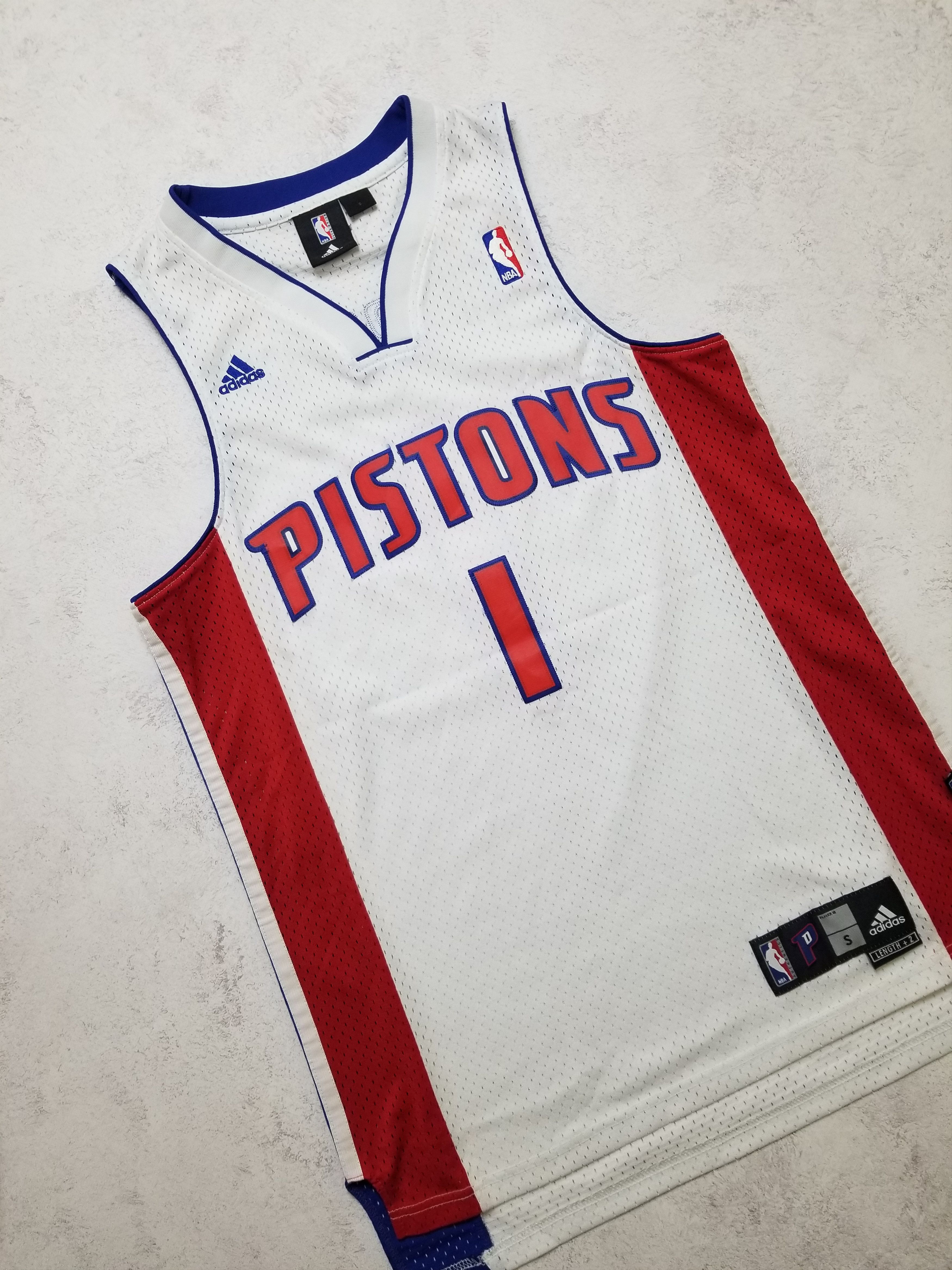 Adidas Adidas NBA Detroit Pistons Allen Iverson Basketball Jersey | Grailed