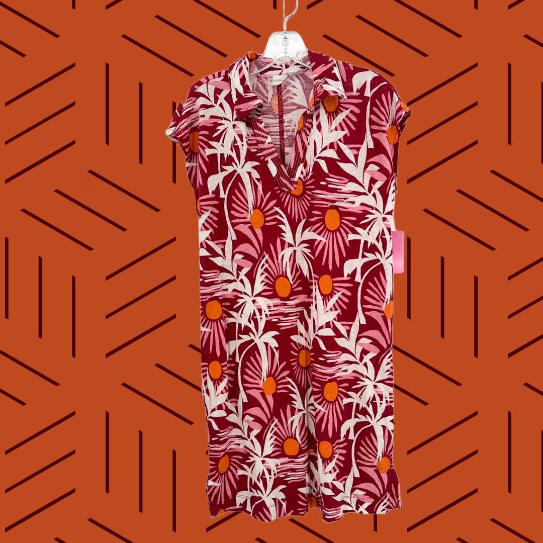 Vintage C&C California Red Short Sleeve Dress Small Regular Size 28" / US 6 / IT 42 - 1 Thumbnail