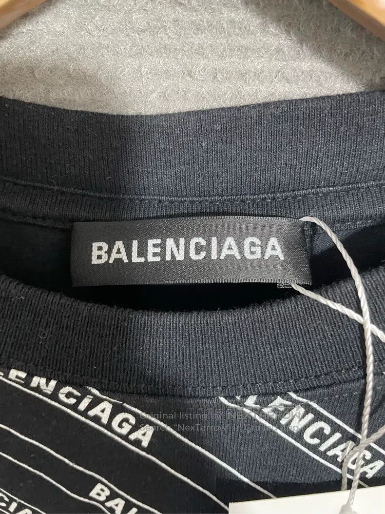 Balenciaga Balenciaga Diagonal letter full-print short-sleeve Size US S / EU 44-46 / 1 - 4 Thumbnail